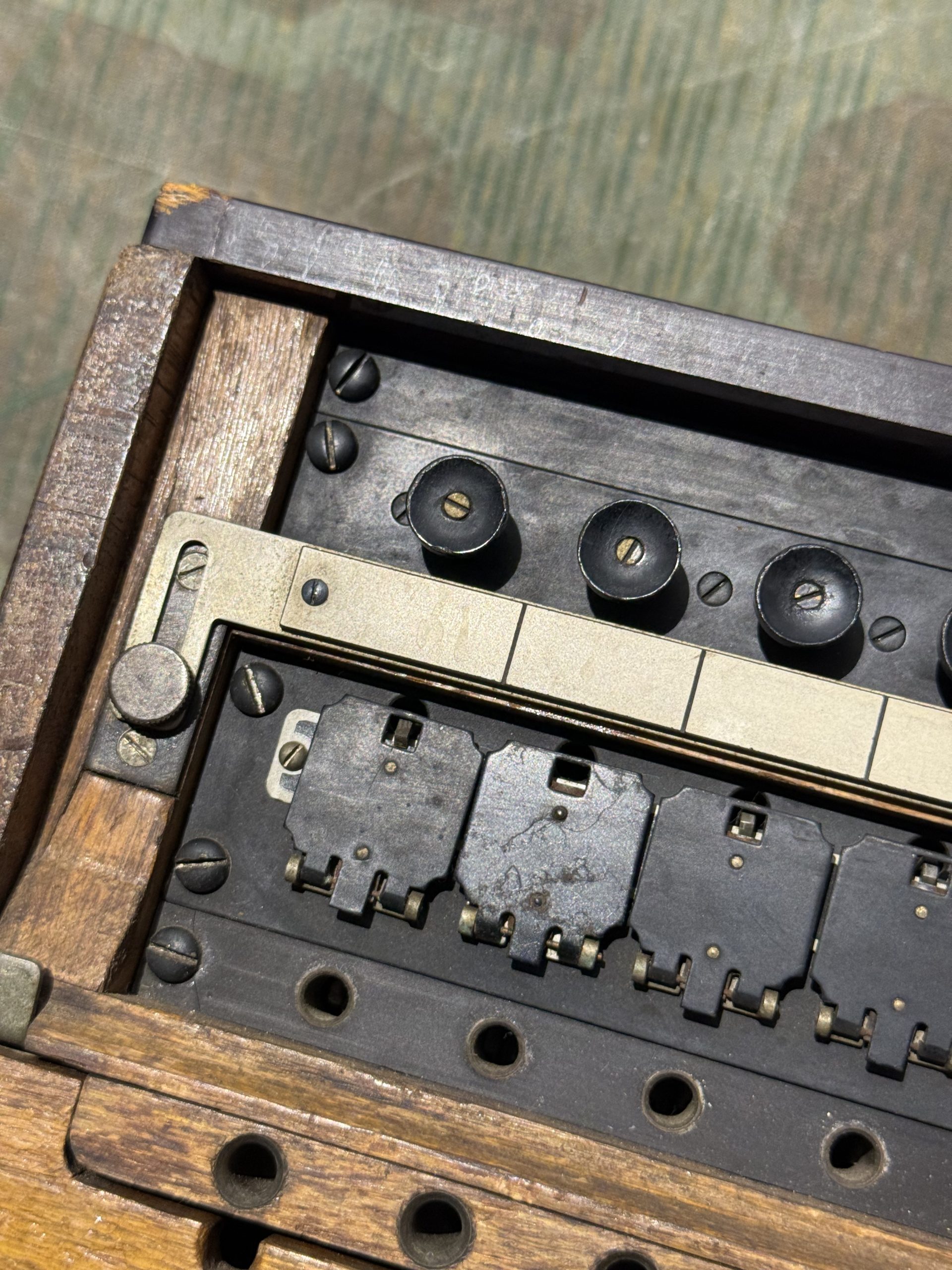 Original WW2 German 10 Line Switchboard Klappenschrank 1939 Dated Working Condition - Image 12