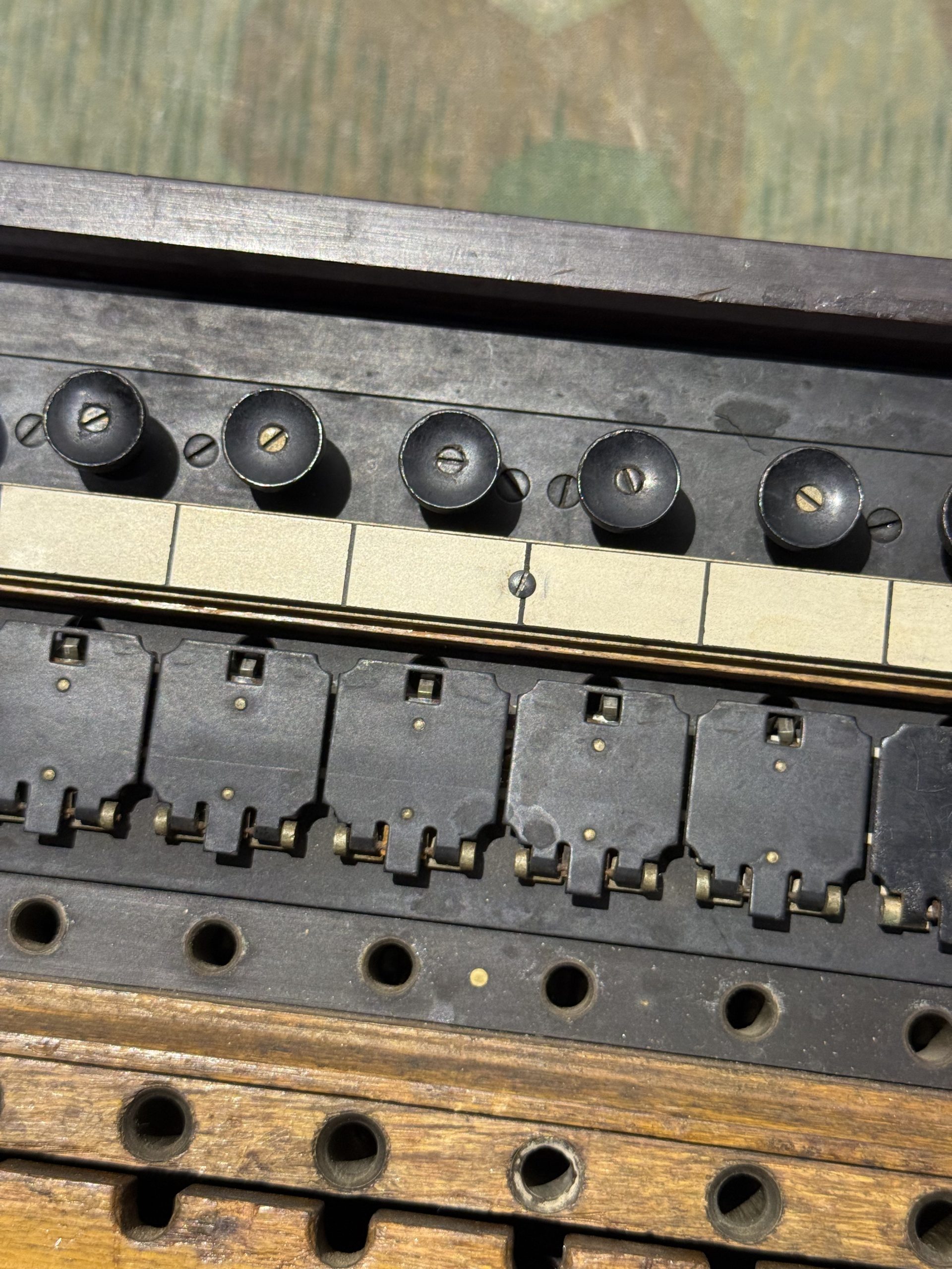 Original WW2 German 10 Line Switchboard Klappenschrank 1939 Dated Working Condition - Image 13