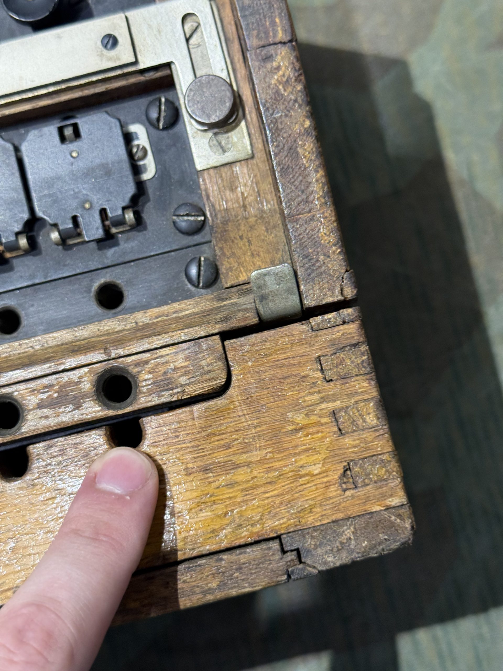 Original WW2 German 10 Line Switchboard Klappenschrank 1939 Dated Working Condition - Image 15