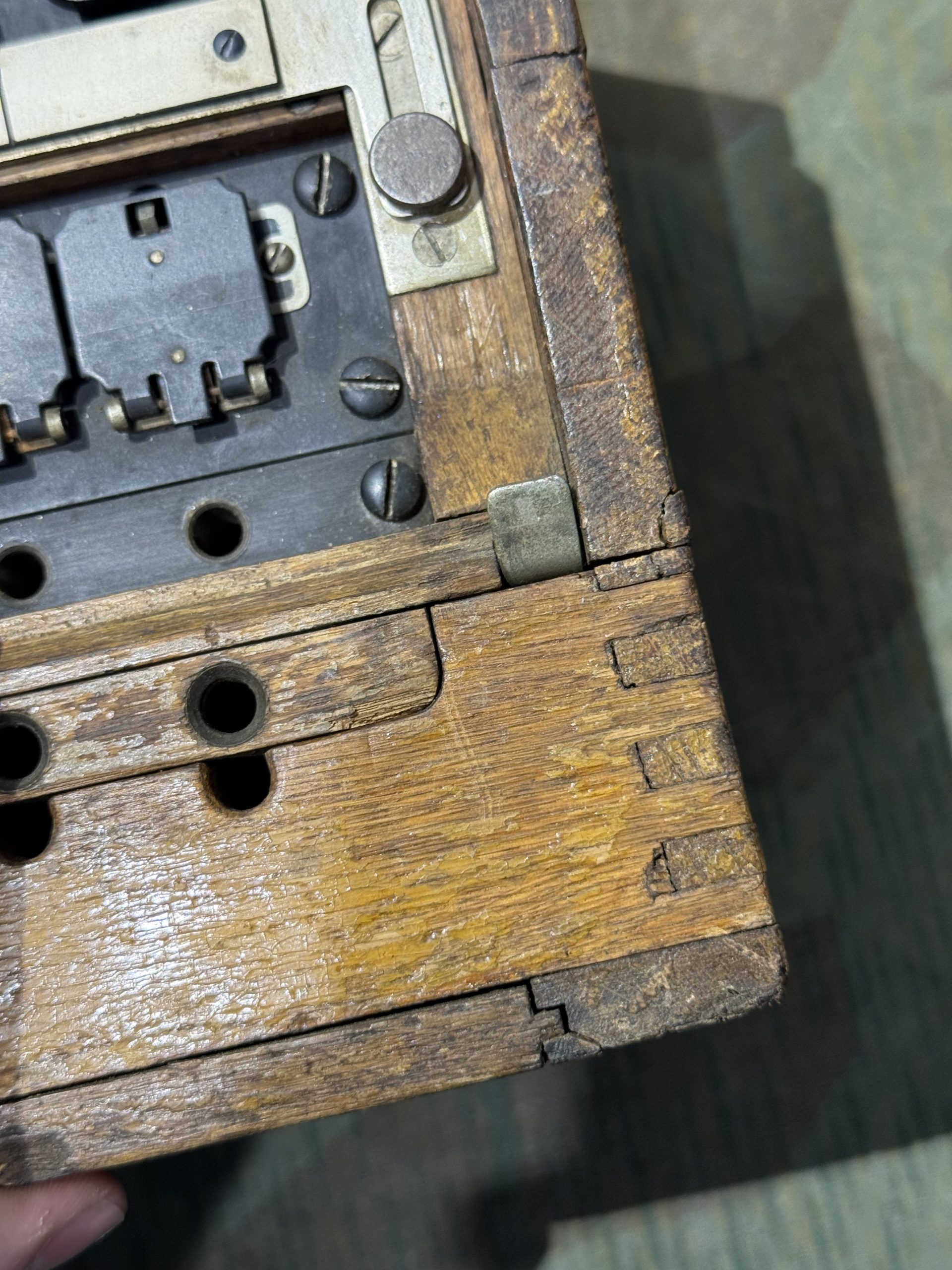 Original WW2 German 10 Line Switchboard Klappenschrank 1939 Dated Working Condition - Image 16