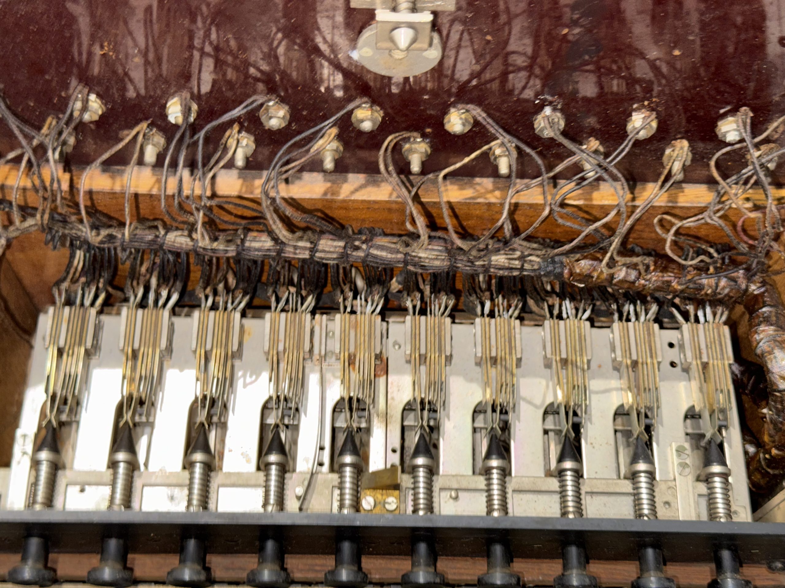 Original WW2 German 10 Line Switchboard Klappenschrank 1939 Dated Working Condition - Image 29