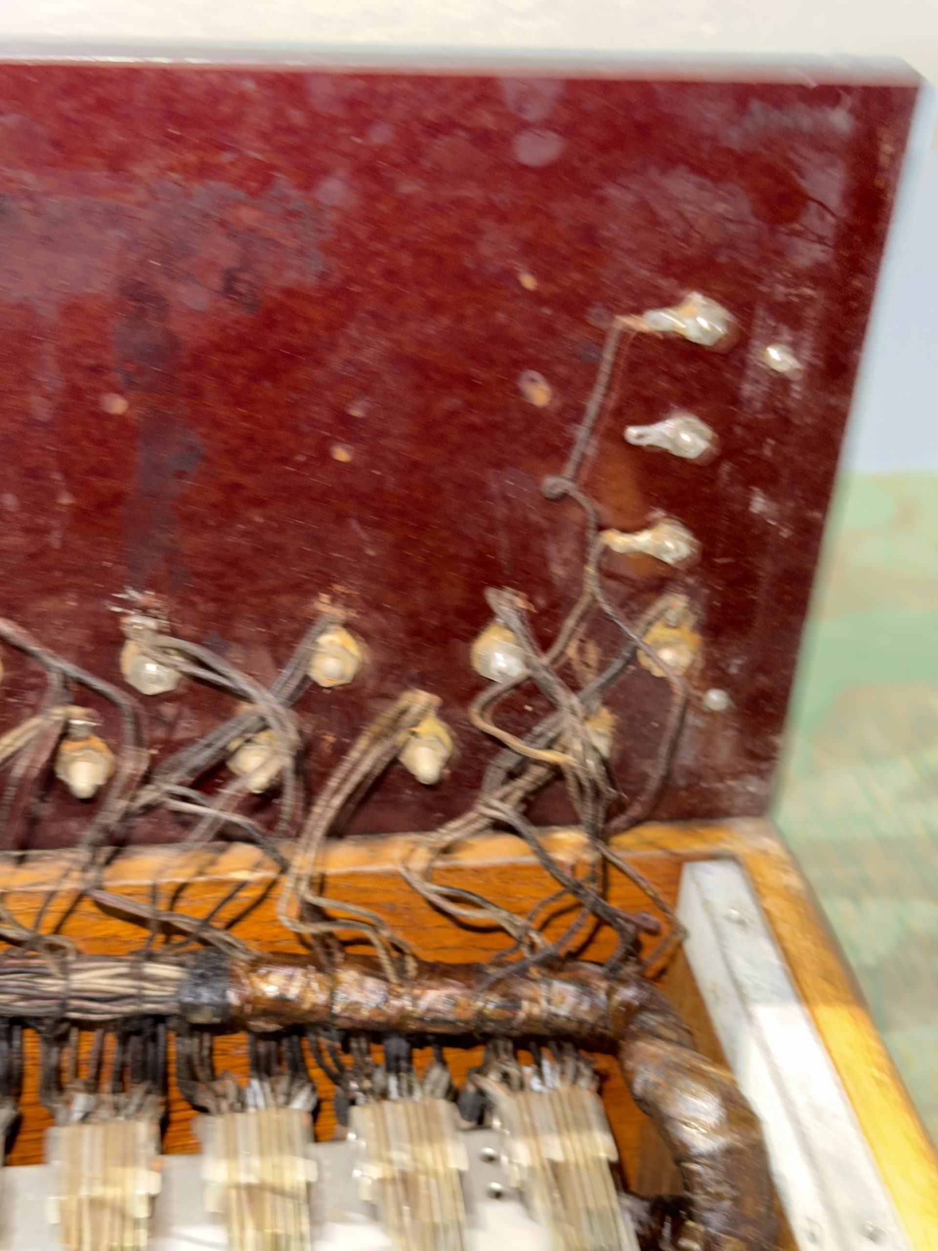Original WW2 German 10 Line Switchboard Klappenschrank 1939 Dated Working Condition - Image 32