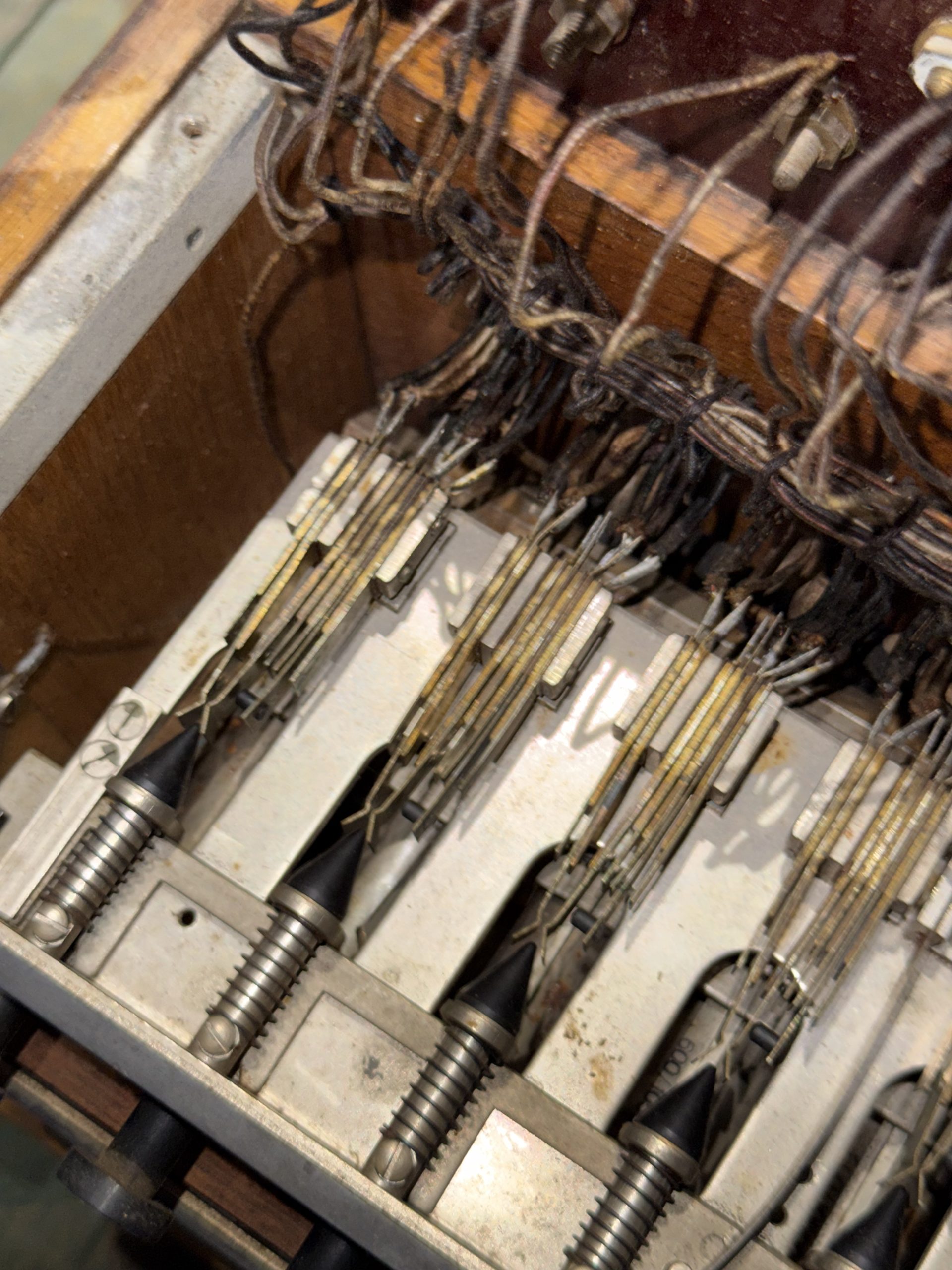 Original WW2 German 10 Line Switchboard Klappenschrank 1939 Dated Working Condition - Image 33