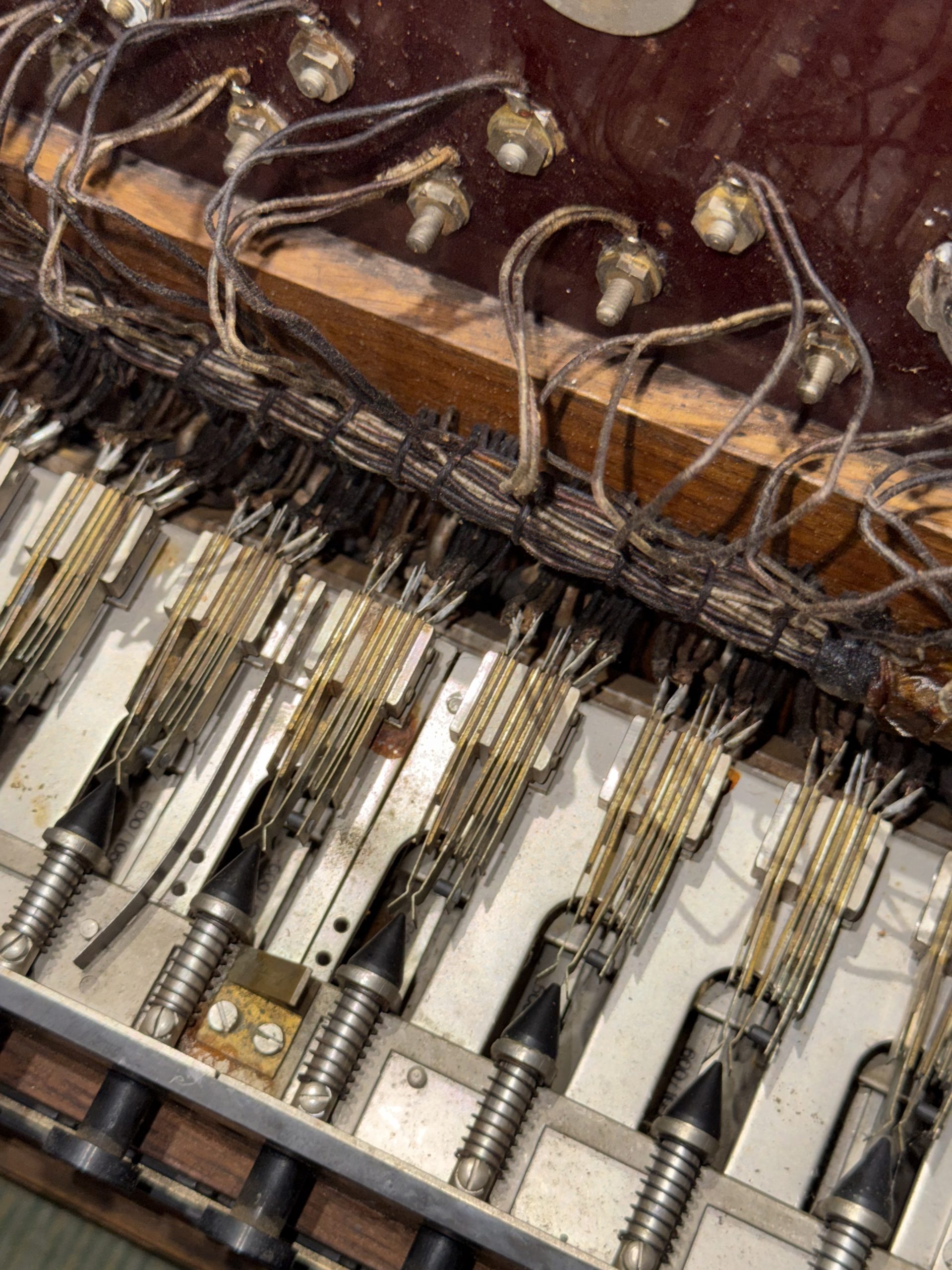 Original WW2 German 10 Line Switchboard Klappenschrank 1939 Dated Working Condition - Image 34