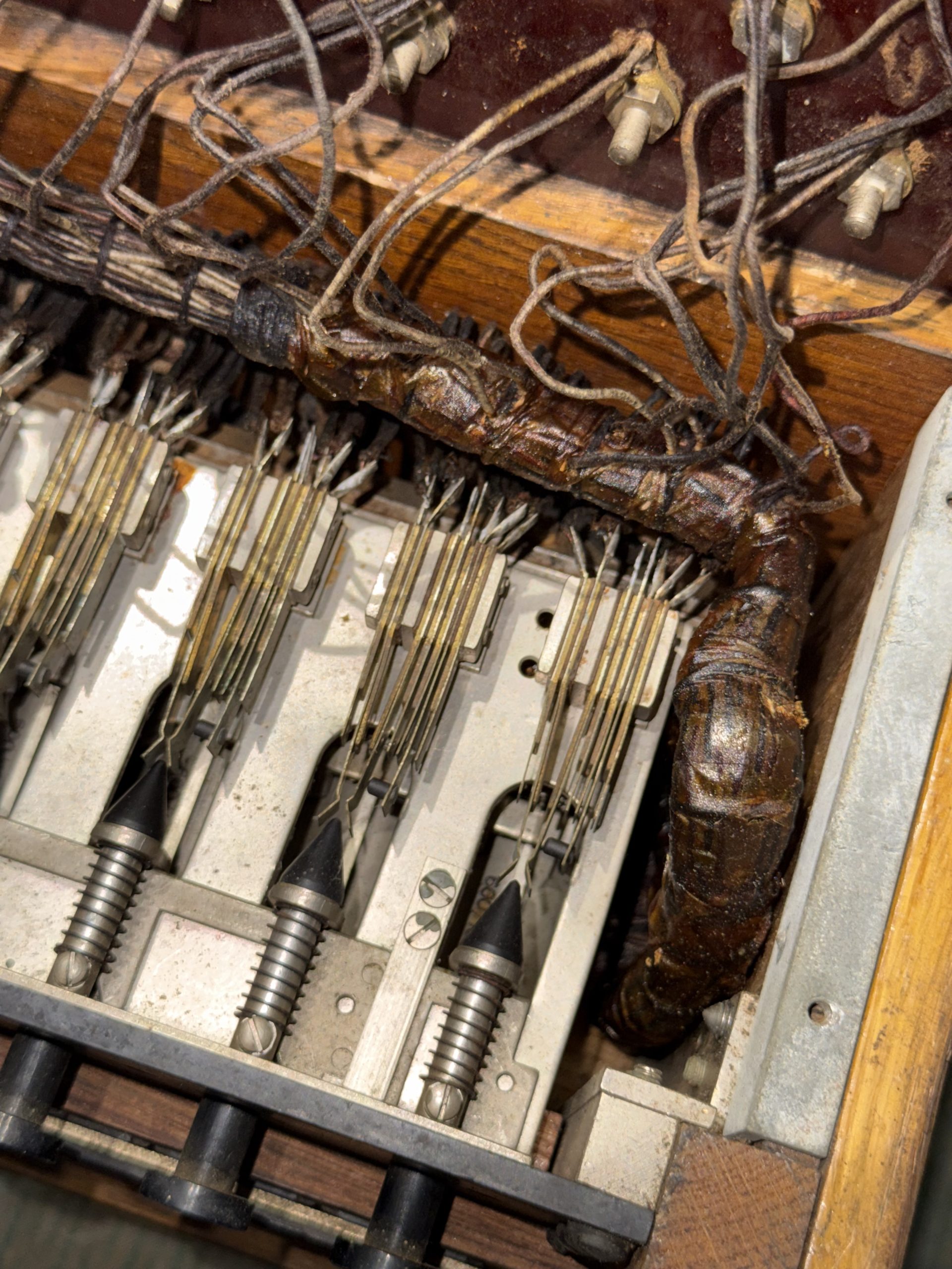Original WW2 German 10 Line Switchboard Klappenschrank 1939 Dated Working Condition - Image 35
