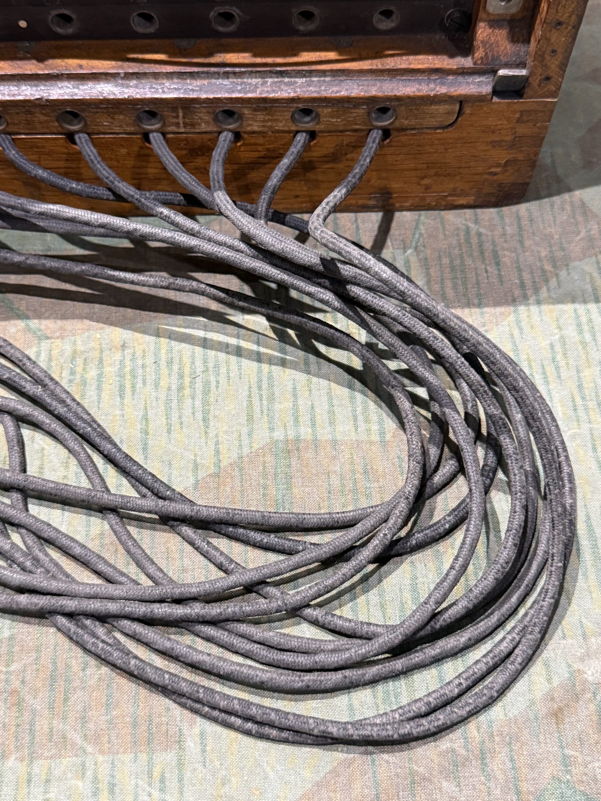 Original WW2 German 10 Line Switchboard Klappenschrank 1940 Dated Working Condition w/ Transit Lid - Image 7