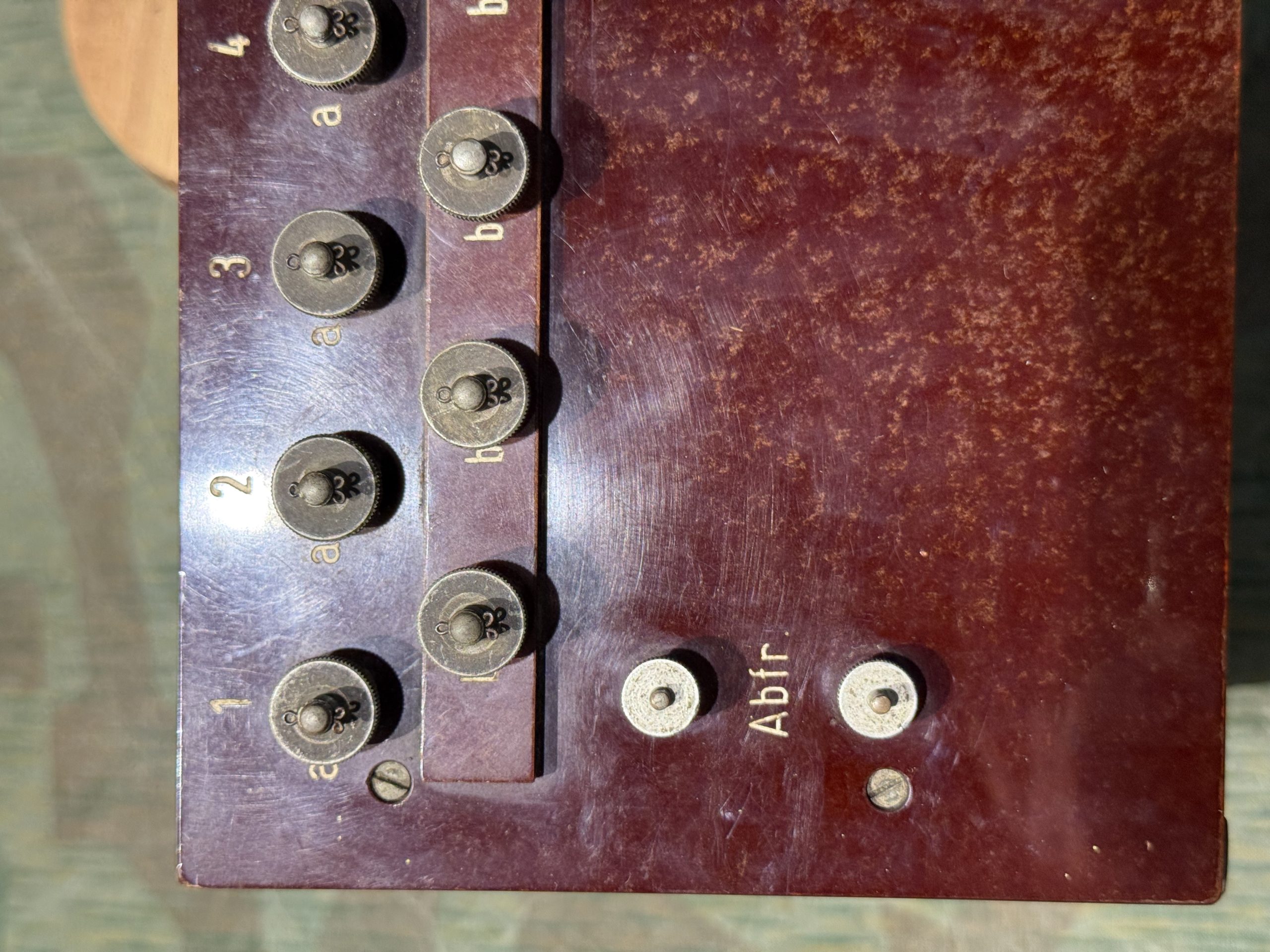 Original WW2 German 10 Line Switchboard Klappenschrank 1940 Dated Working Condition w/ Transit Lid - Image 14