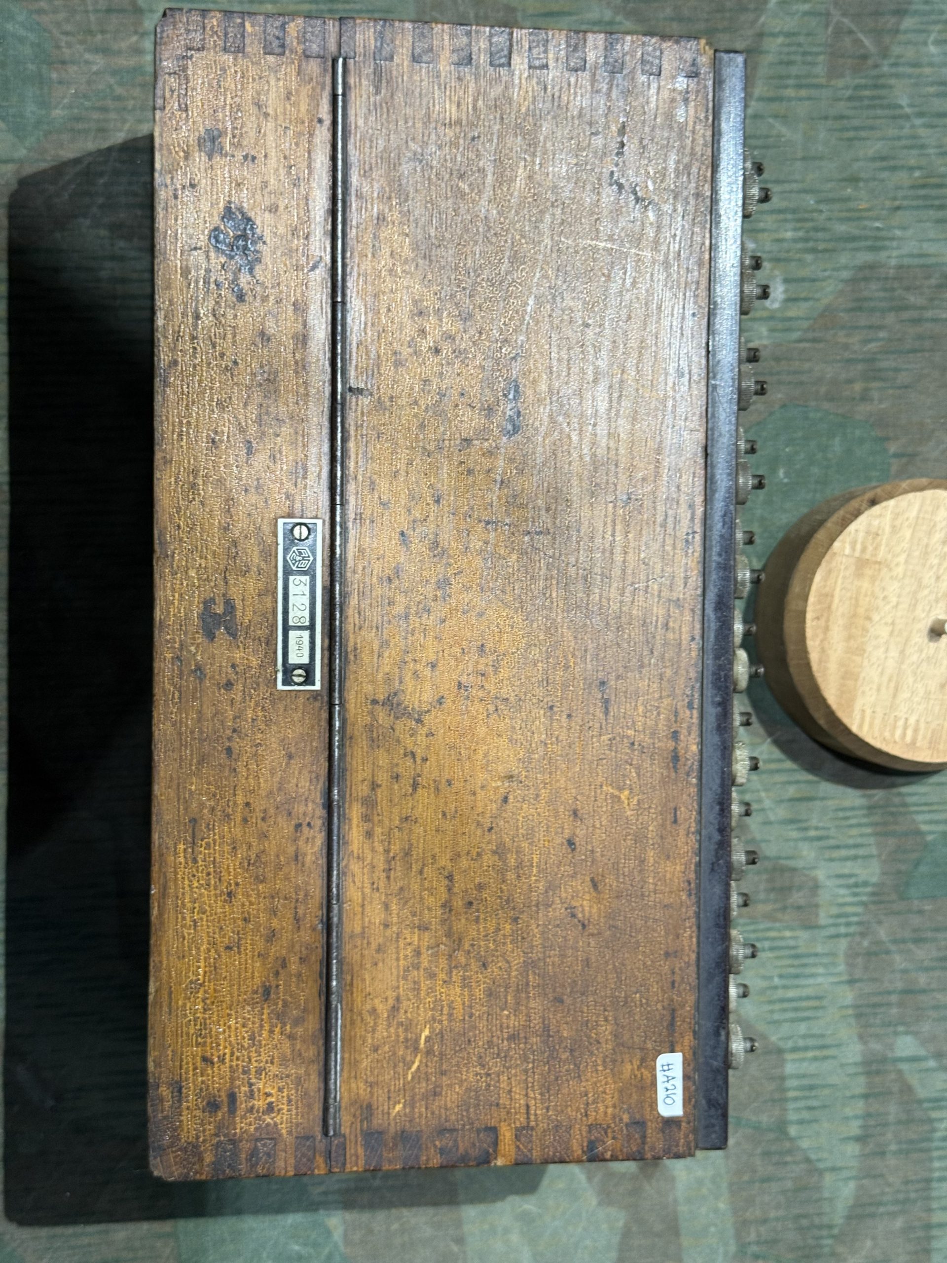 Original WW2 German 10 Line Switchboard Klappenschrank 1940 Dated Working Condition w/ Transit Lid - Image 18