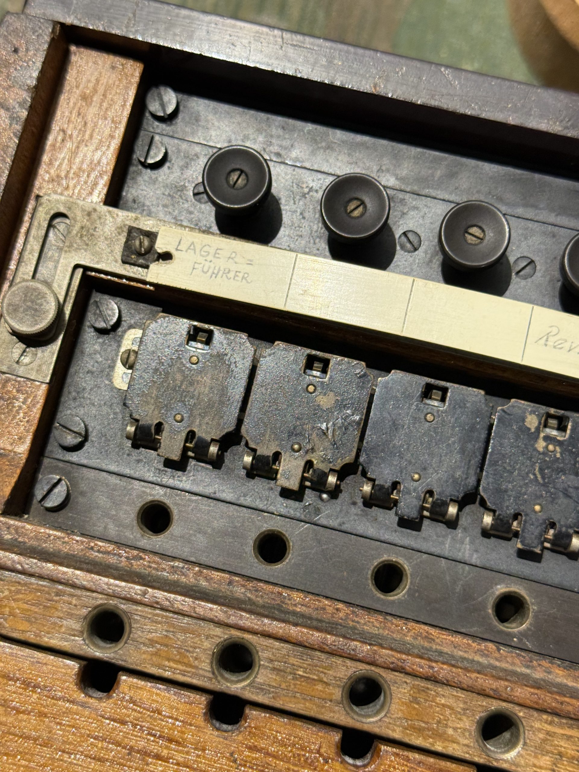 Original WW2 German 10 Line Switchboard Klappenschrank 1940 Dated Working Condition w/ Transit Lid - Image 30