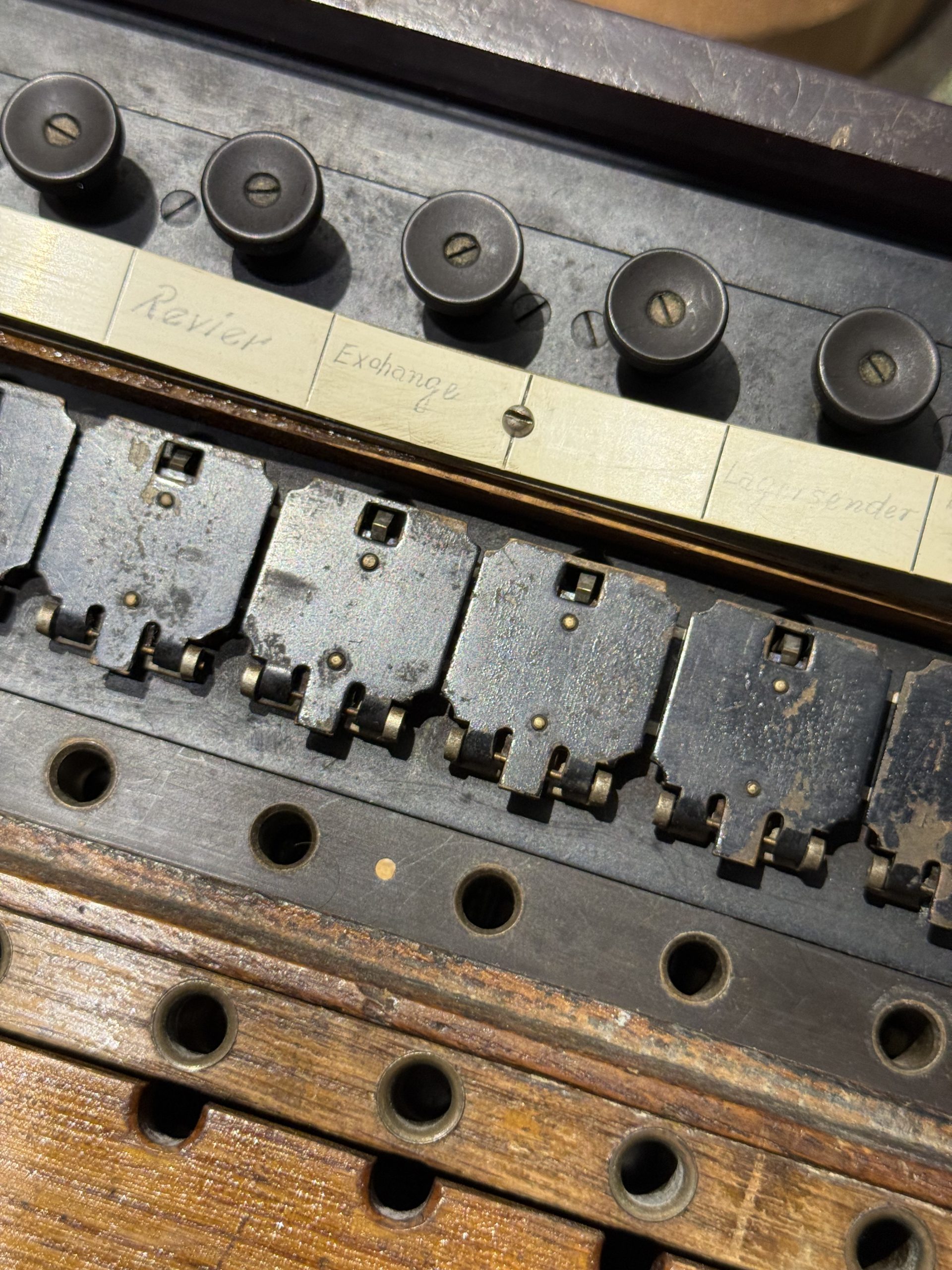 Original WW2 German 10 Line Switchboard Klappenschrank 1940 Dated Working Condition w/ Transit Lid - Image 31