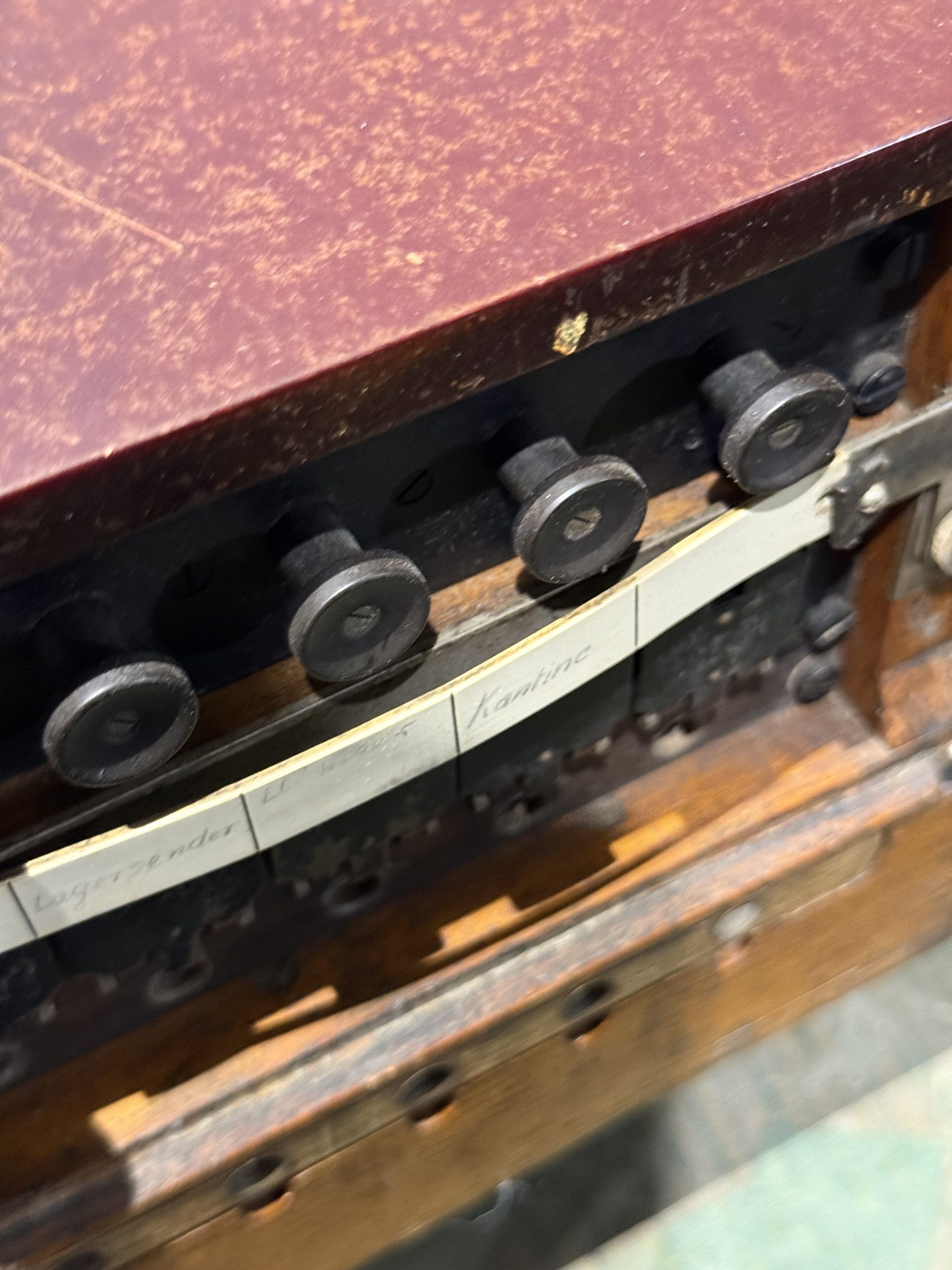 Original WW2 German 10 Line Switchboard Klappenschrank 1940 Dated Working Condition w/ Transit Lid - Image 34