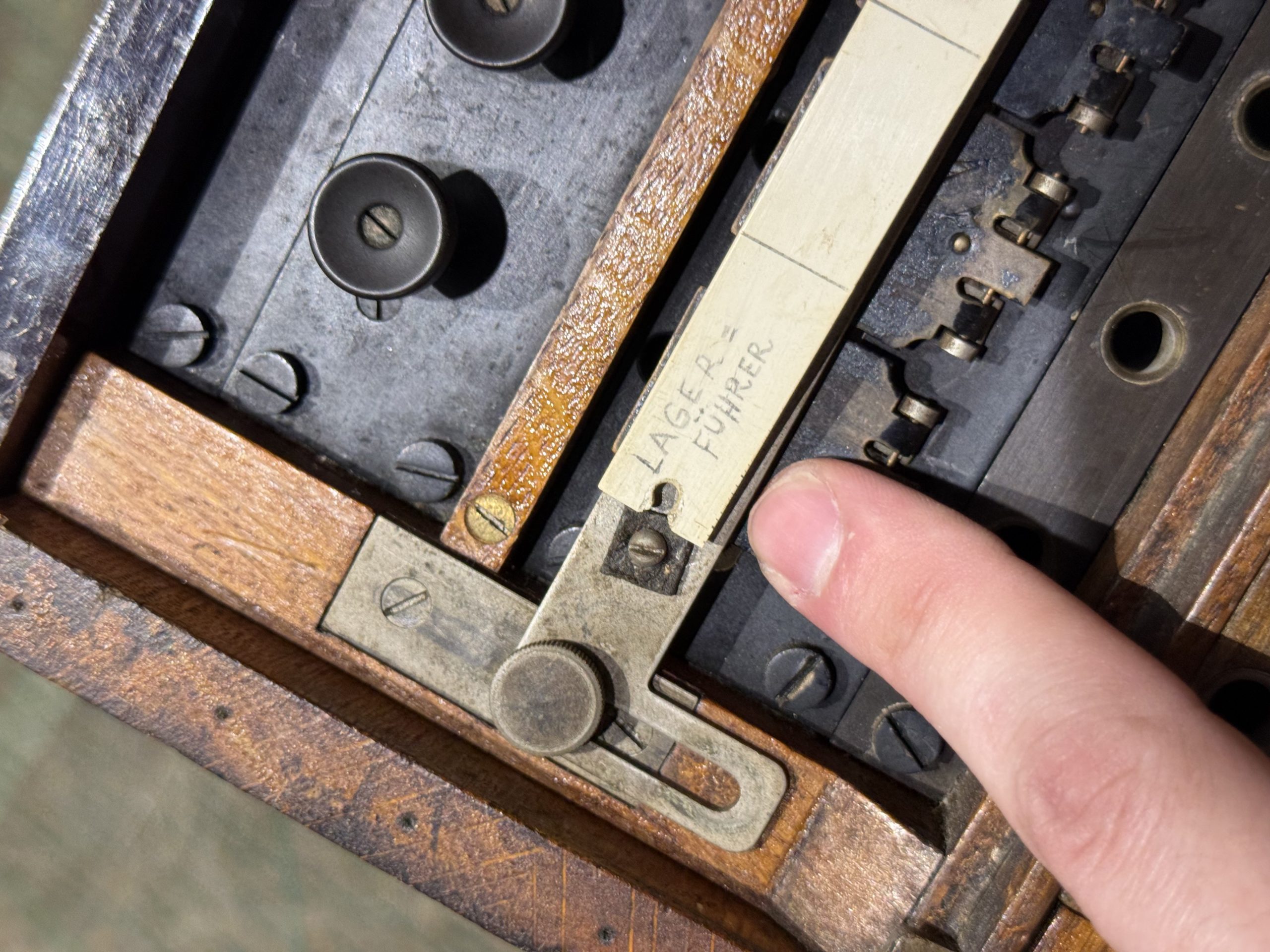 Original WW2 German 10 Line Switchboard Klappenschrank 1940 Dated Working Condition w/ Transit Lid - Image 36