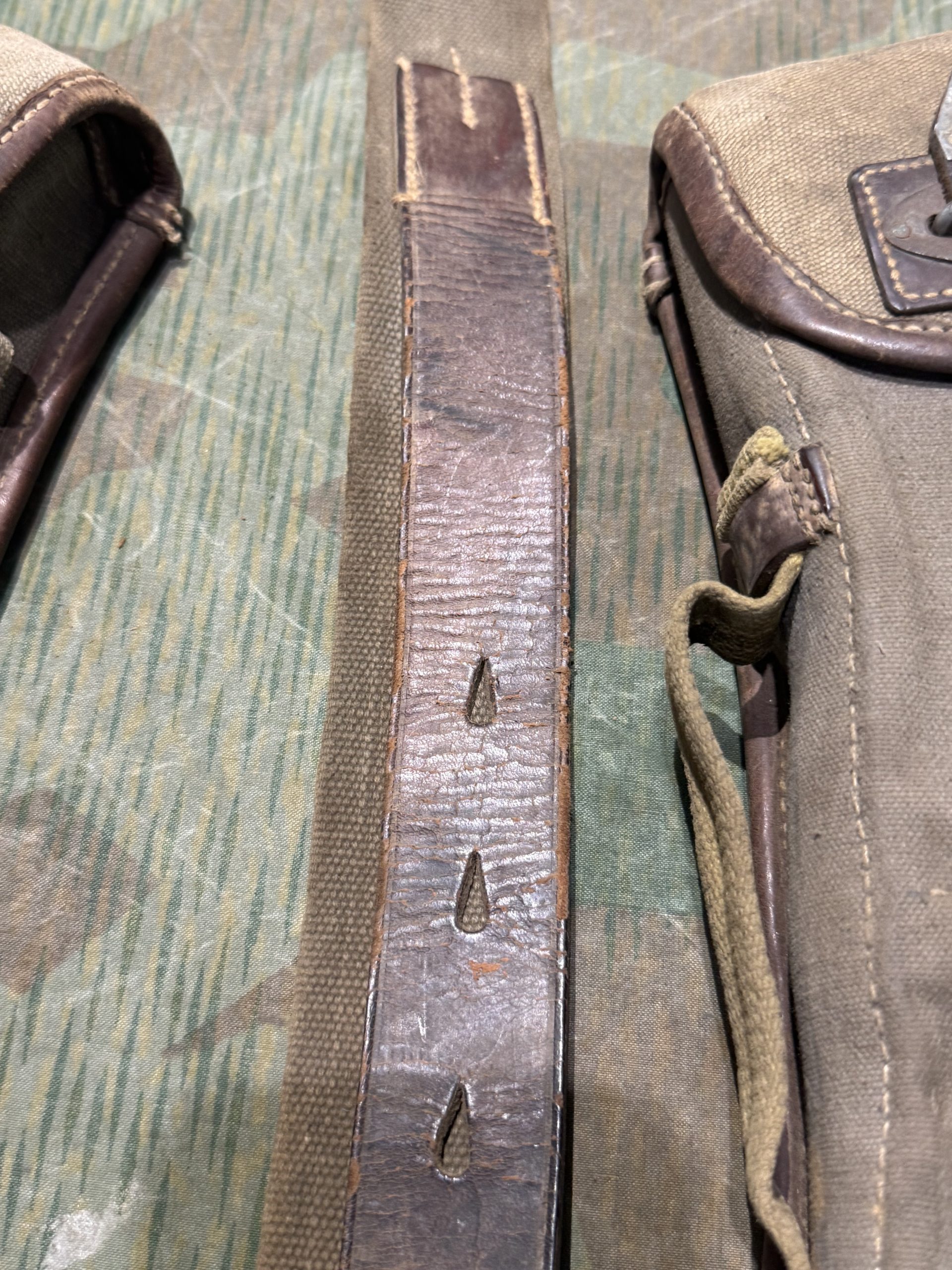 Original WW2 German MG13 8x Magazines w/ Carry Pouches - Image 7