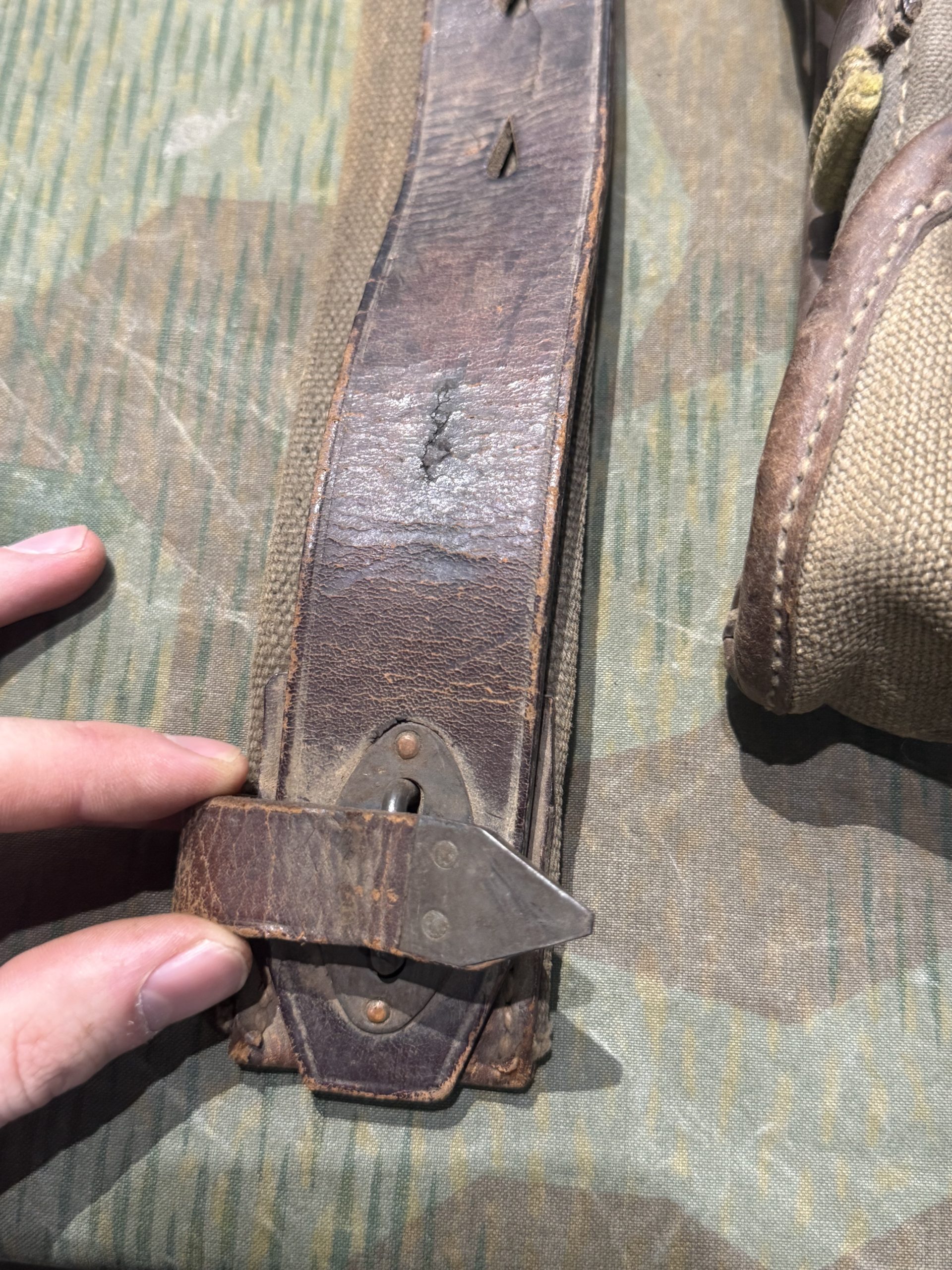 Original WW2 German MG13 8x Magazines w/ Carry Pouches - Image 8