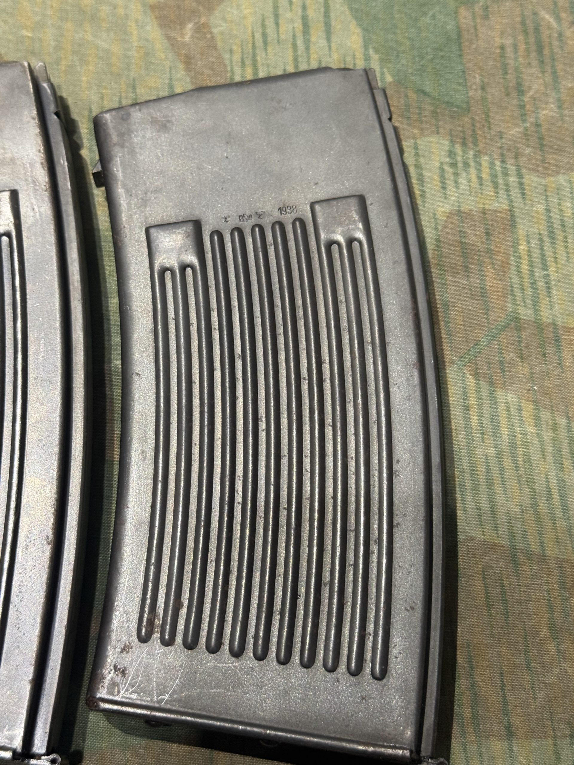 Original WW2 German MG13 8x Magazines w/ Carry Pouches - Image 19