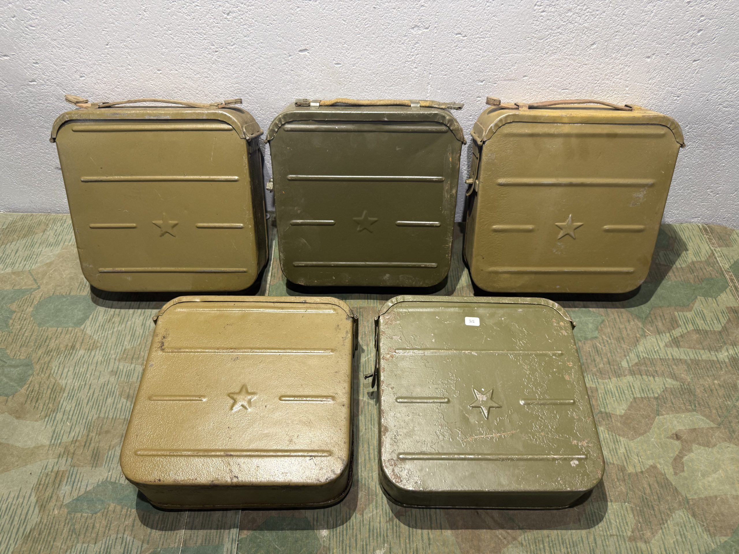 Original WW1 / WW2 Soviet Russian USSR Maxim M1910 Ammo Can 7.62X54 Very Good Cond.