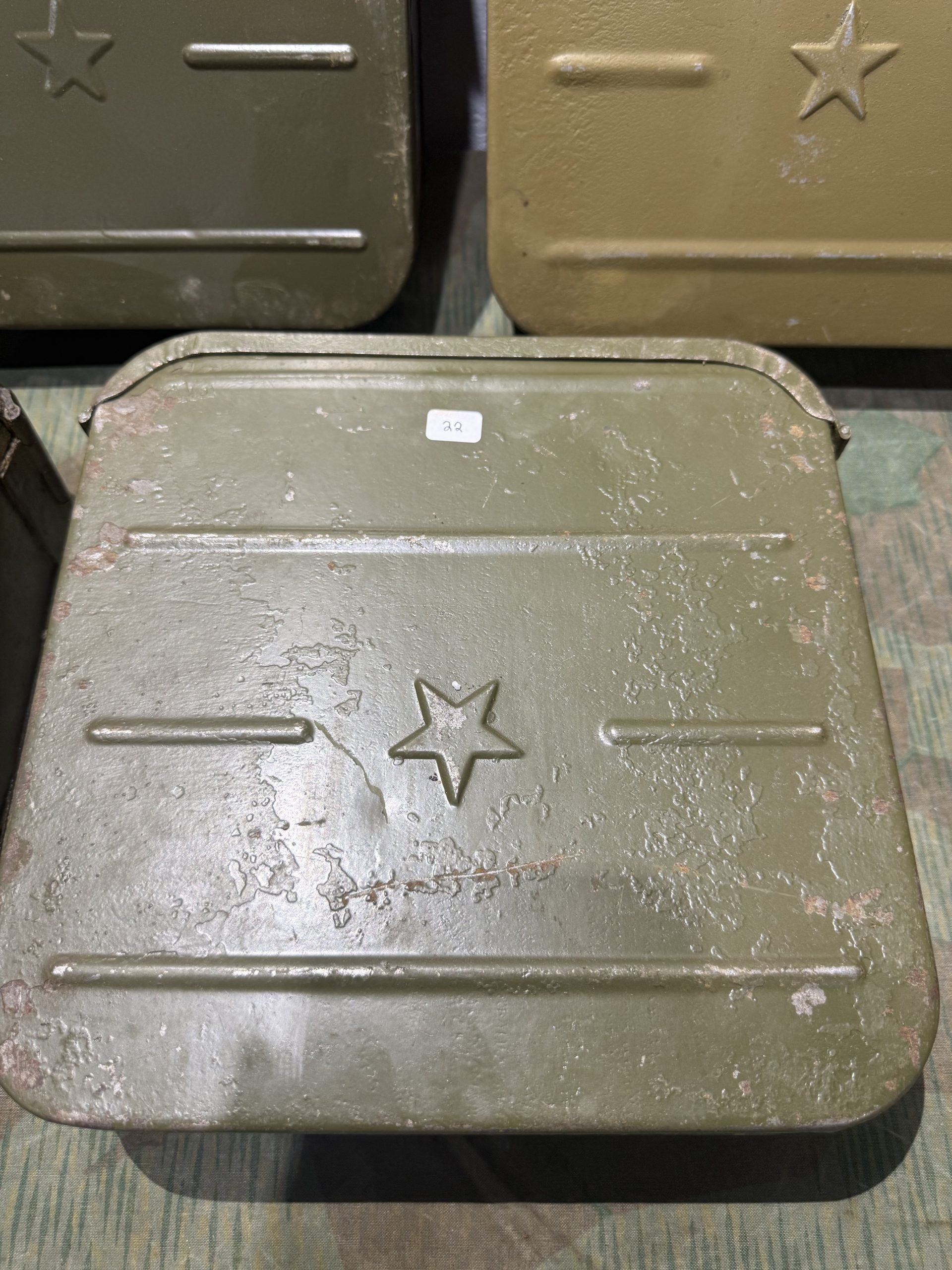 Original WW1 / WW2 Soviet Russian USSR Maxim M1910 Ammo Can 7.62X54 Very Good Cond. - Image 6