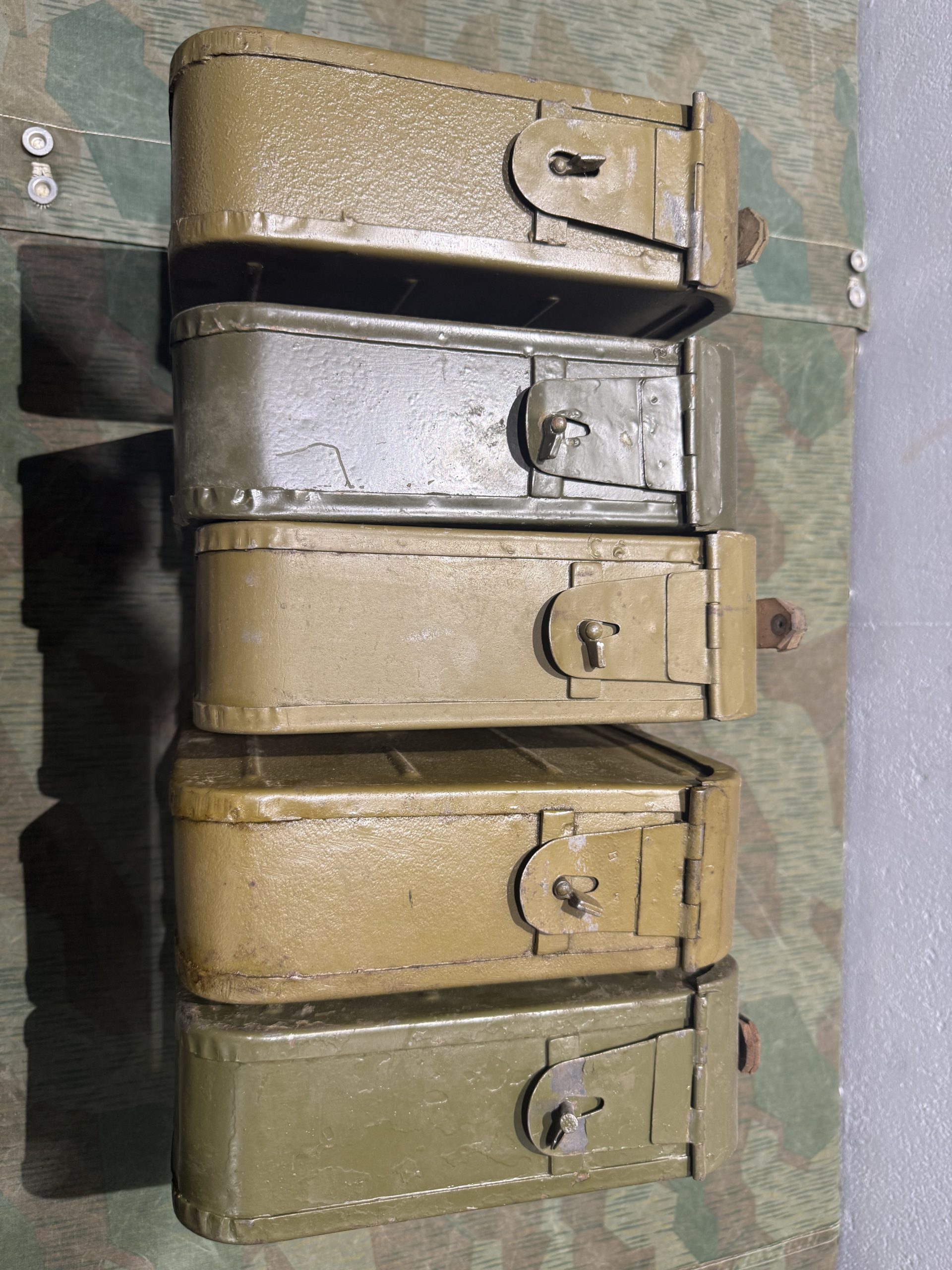 Original WW1 / WW2 Soviet Russian USSR Maxim M1910 Ammo Can 7.62X54 Very Good Cond. - Image 9