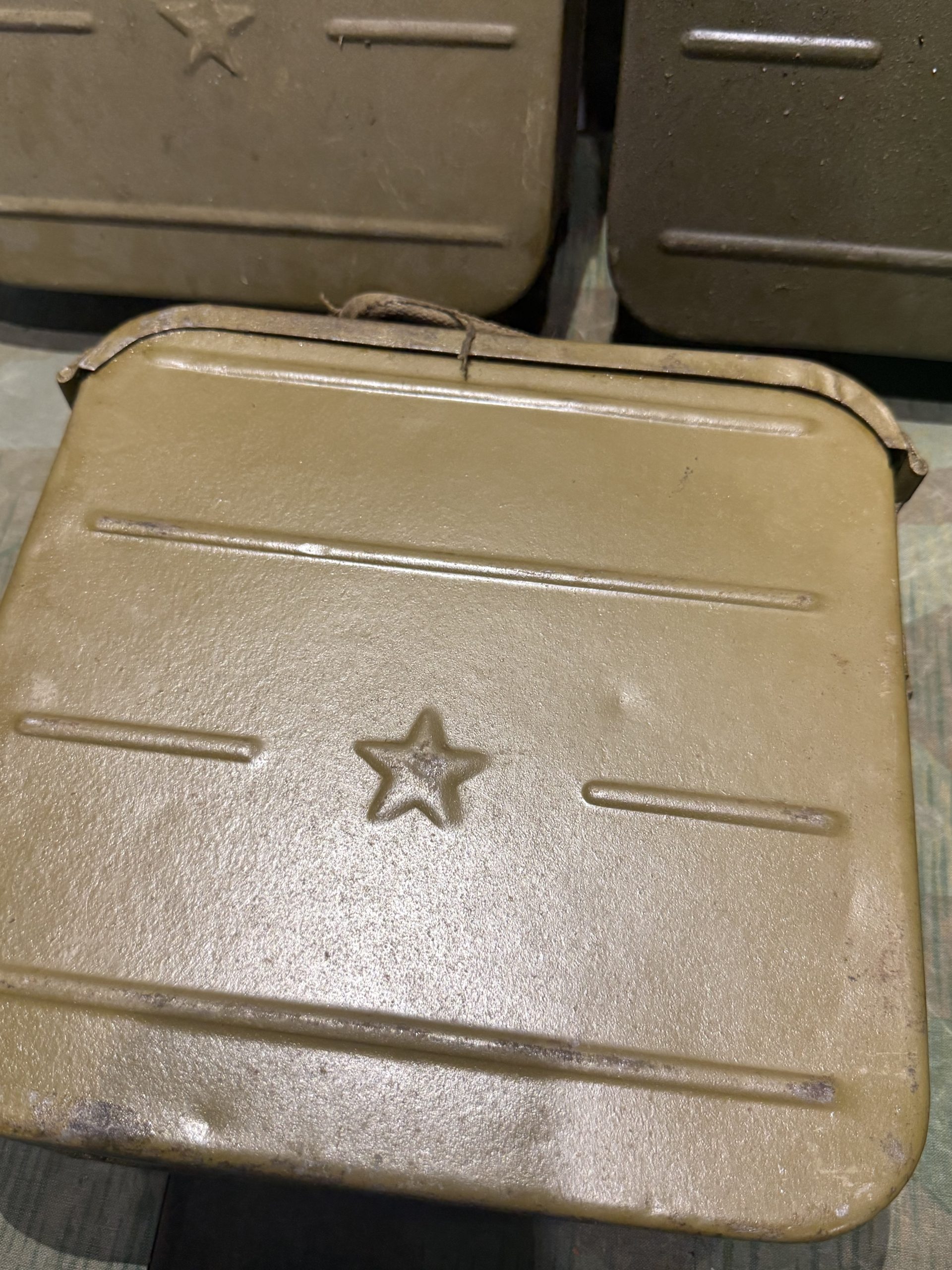 Original WW1 / WW2 Soviet Russian USSR Maxim M1910 Ammo Can 7.62X54 Very Good Cond. - Image 17
