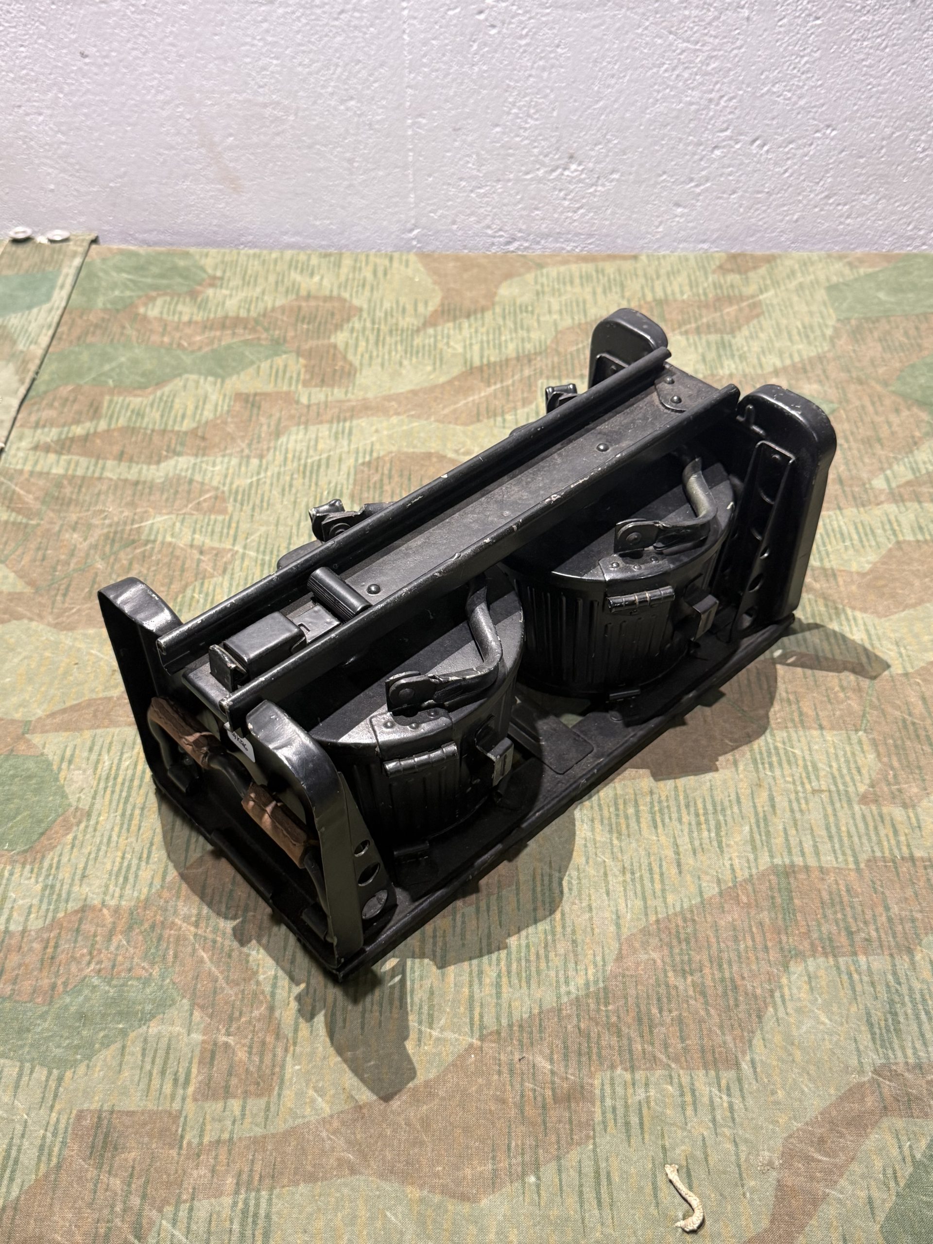 WW2 German Style / Yugo Mg34 Mg42 2x Drums w/ Carrier Gurttrommel