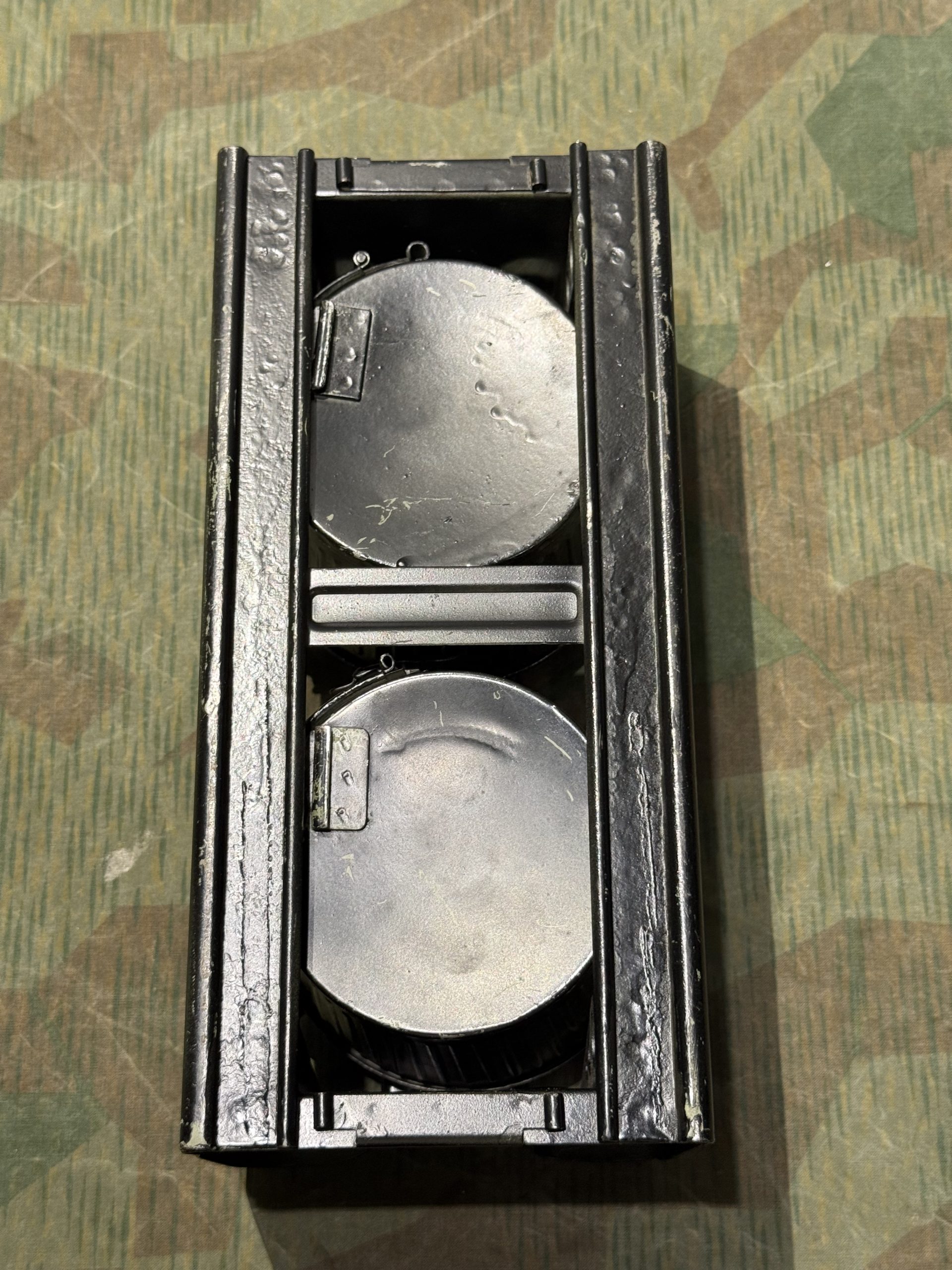 WW2 German Style / Yugo Mg34 Mg42 2x Drums w/ Carrier Gurttrommel - Image 9