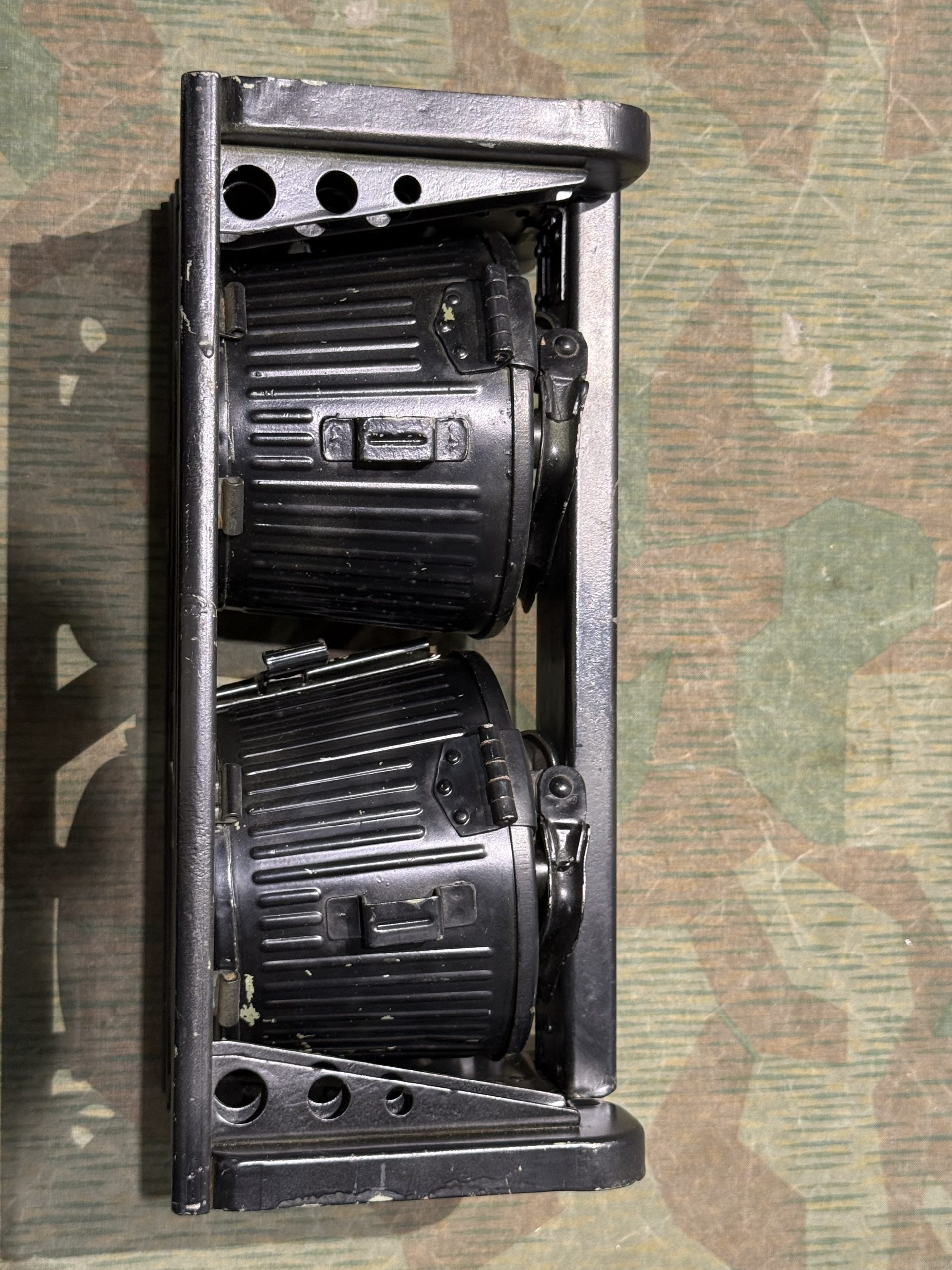 WW2 German Style / Yugo Mg34 Mg42 2x Drums w/ Carrier Gurttrommel - Image 11