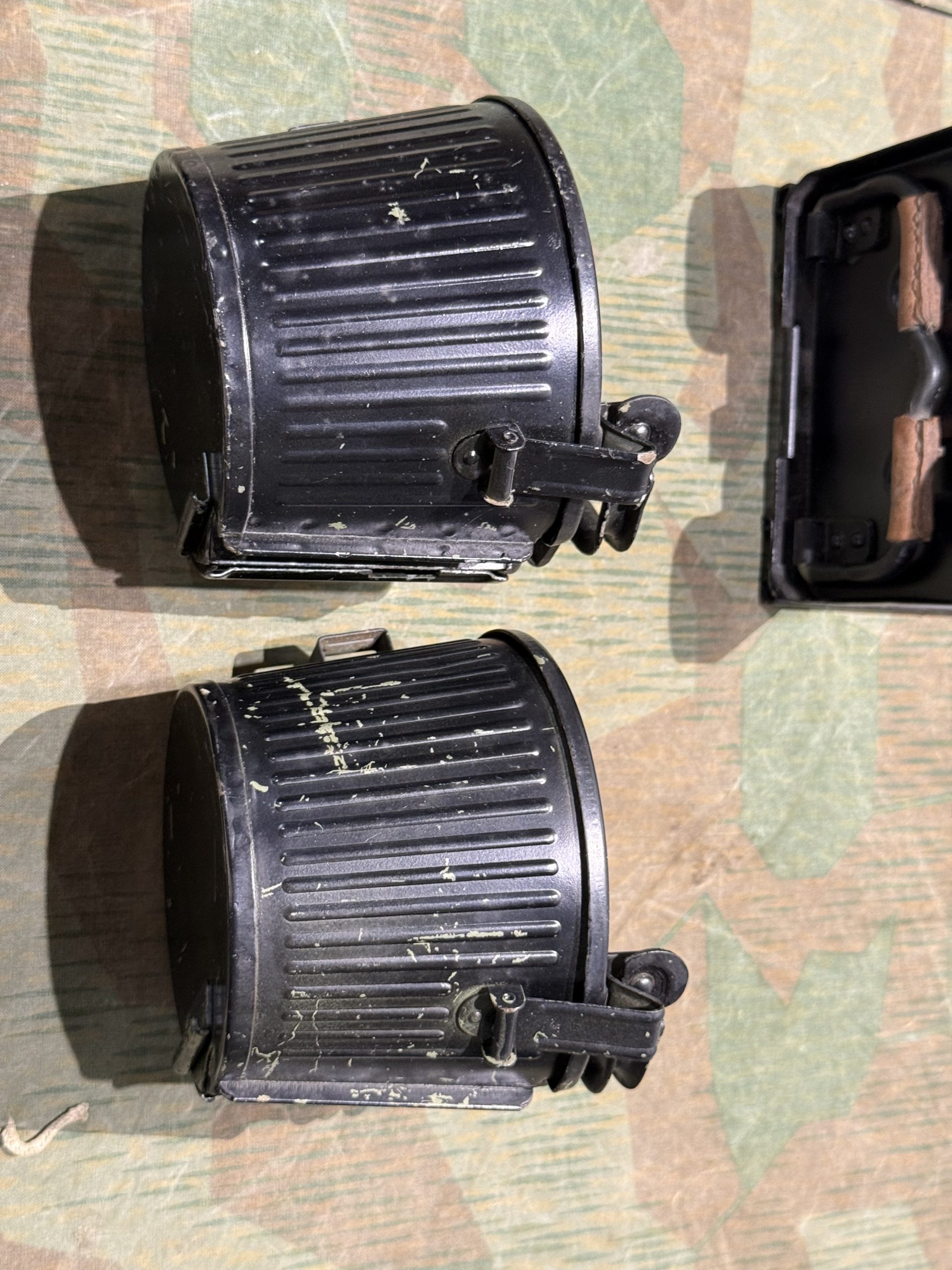 WW2 German Style / Yugo Mg34 Mg42 2x Drums w/ Carrier Gurttrommel - Image 17