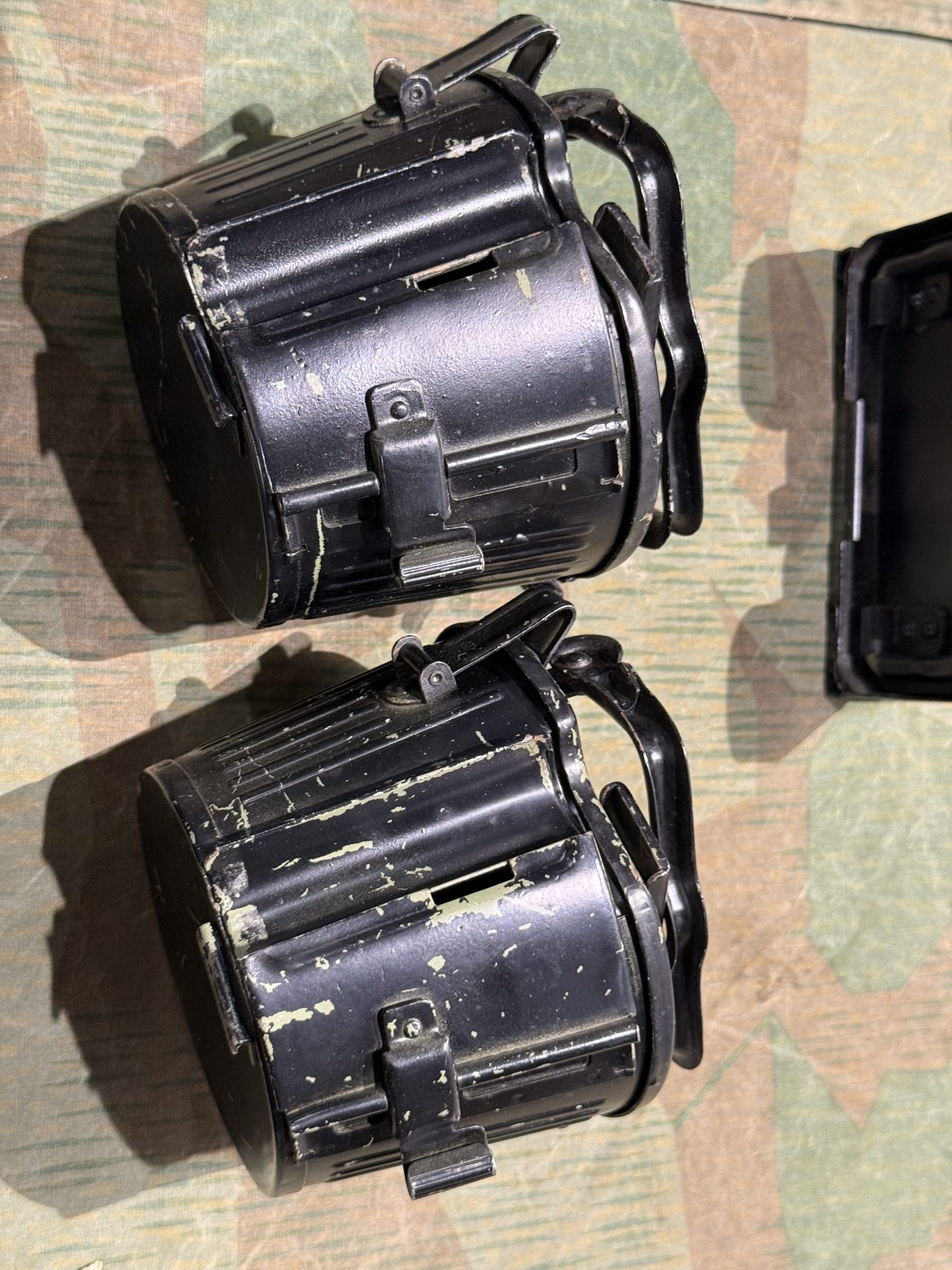 WW2 German Style / Yugo Mg34 Mg42 2x Drums w/ Carrier Gurttrommel - Image 18