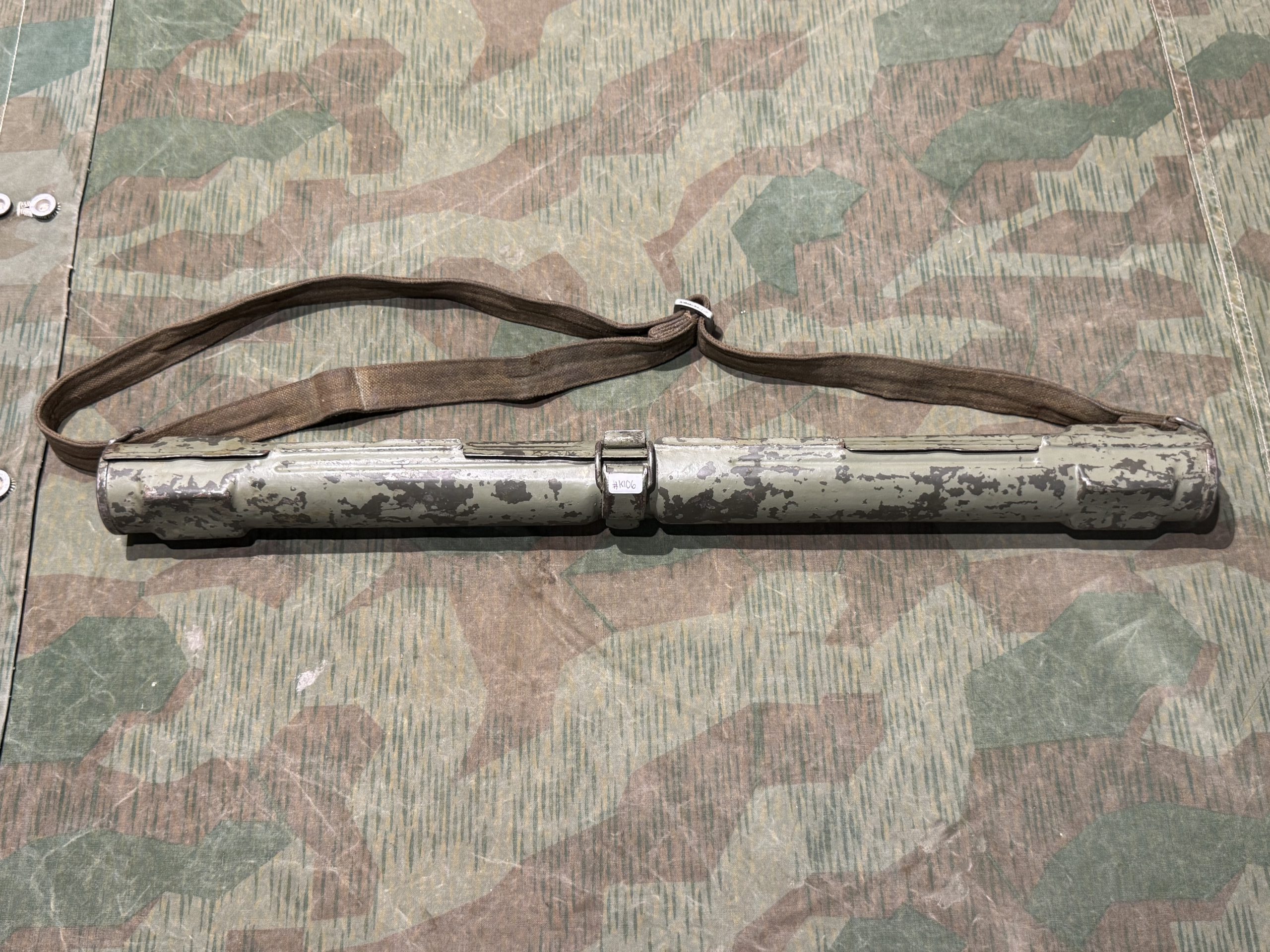 Original WW2 German Mg34 Spare Barrel Carrier Holder Marked Laufschützer 43 BEQ
