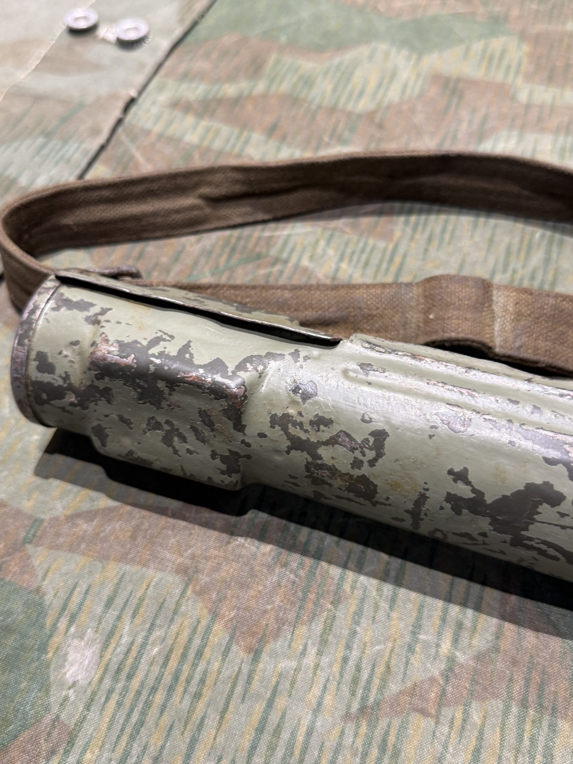 Original WW2 German Mg34 Spare Barrel Carrier Holder Marked Laufschützer 43 BEQ - Image 3