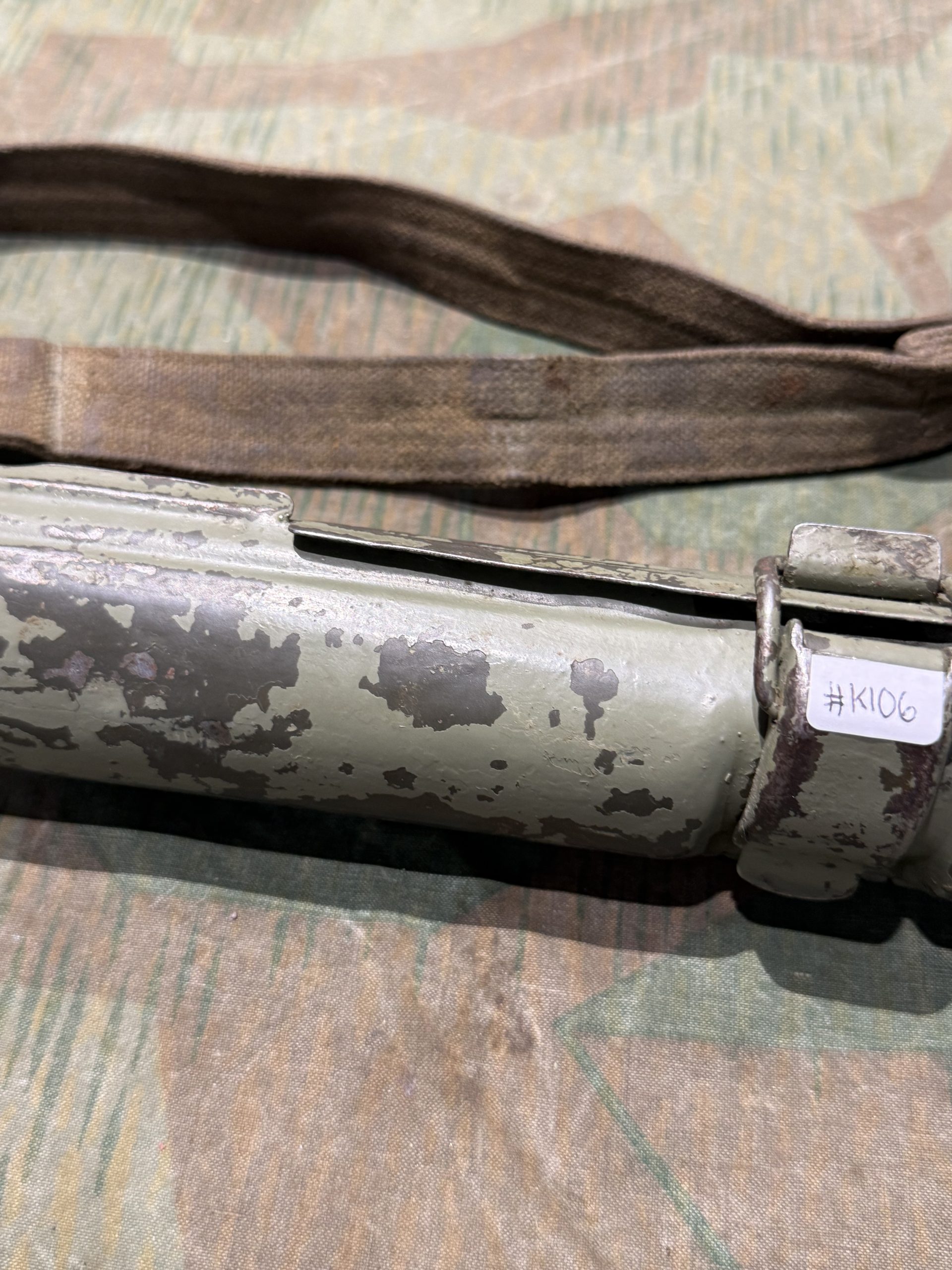 Original WW2 German Mg34 Spare Barrel Carrier Holder Marked Laufschützer 43 BEQ - Image 4