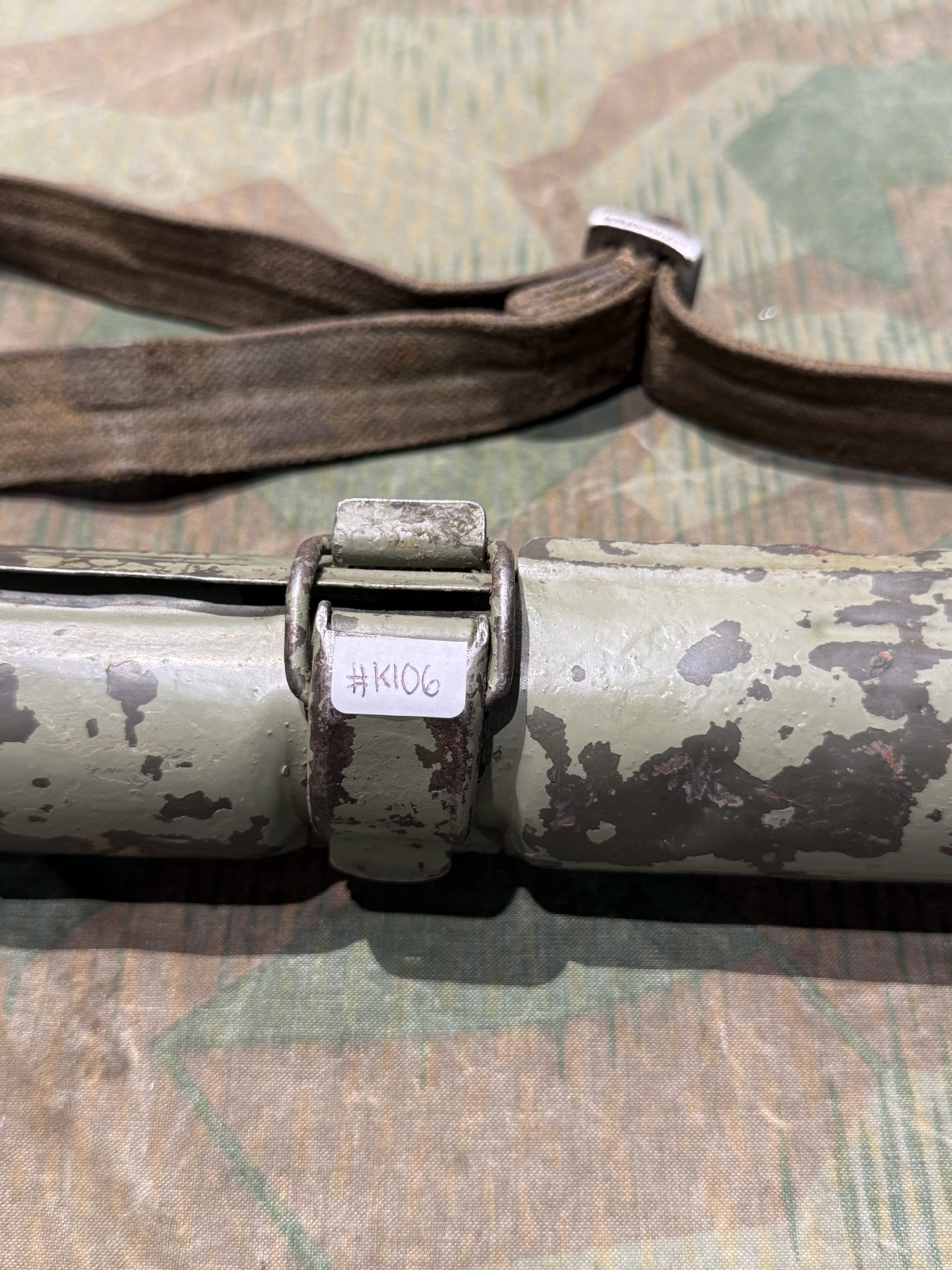 Original WW2 German Mg34 Spare Barrel Carrier Holder Marked Laufschützer 43 BEQ - Image 5