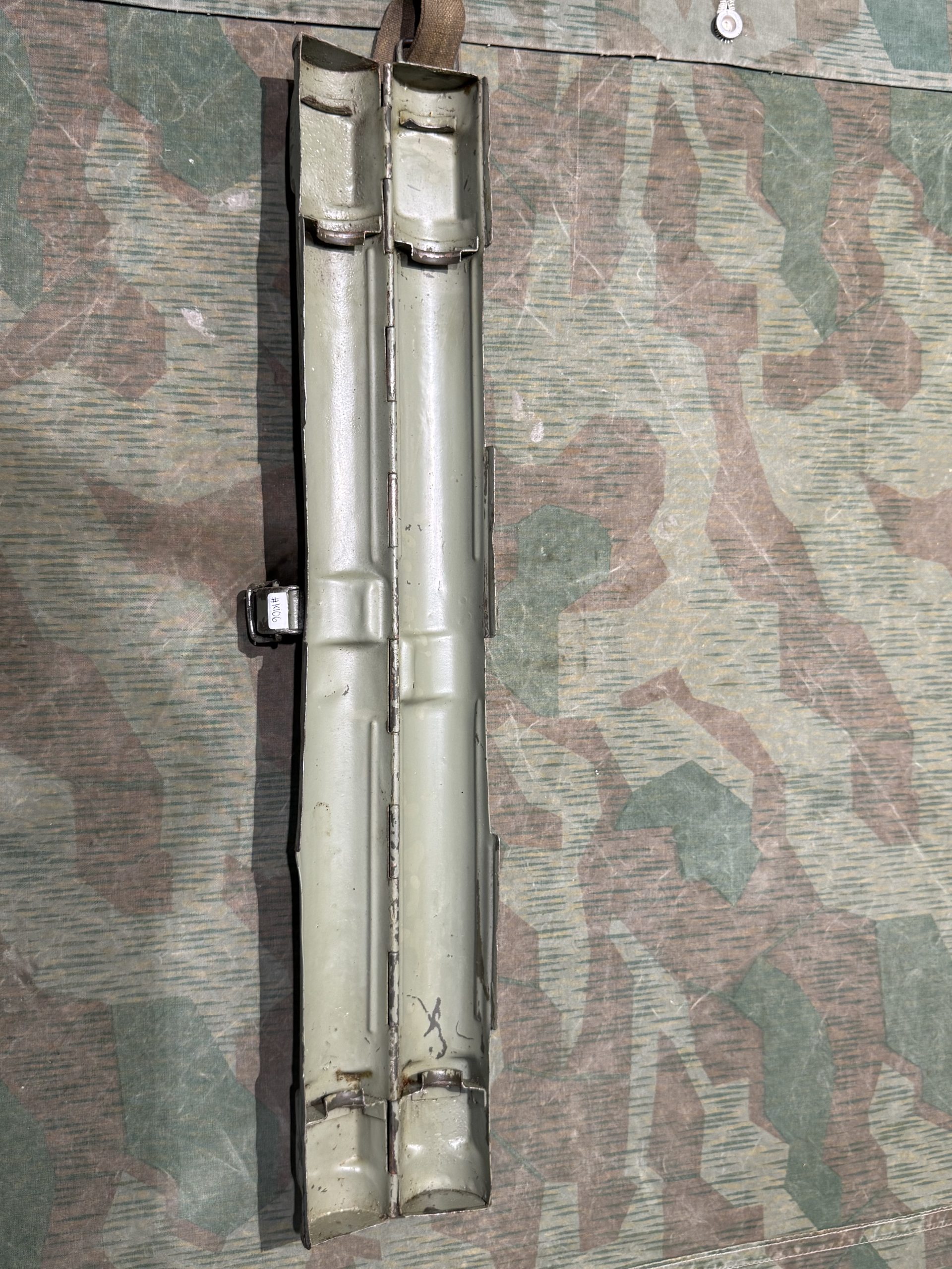 Original WW2 German Mg34 Spare Barrel Carrier Holder Marked Laufschützer 43 BEQ - Image 8