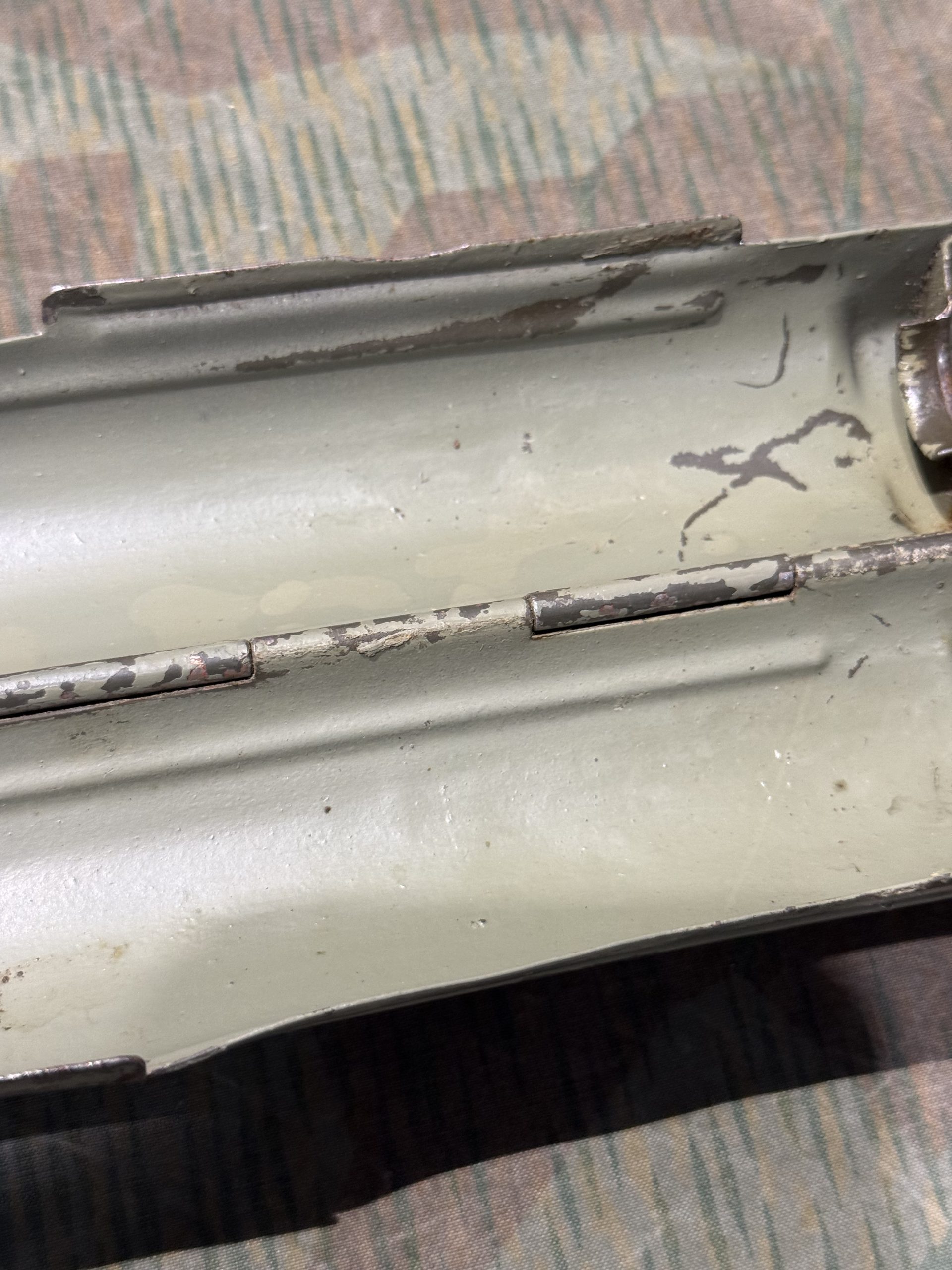 Original WW2 German Mg34 Spare Barrel Carrier Holder Marked Laufschützer 43 BEQ - Image 12