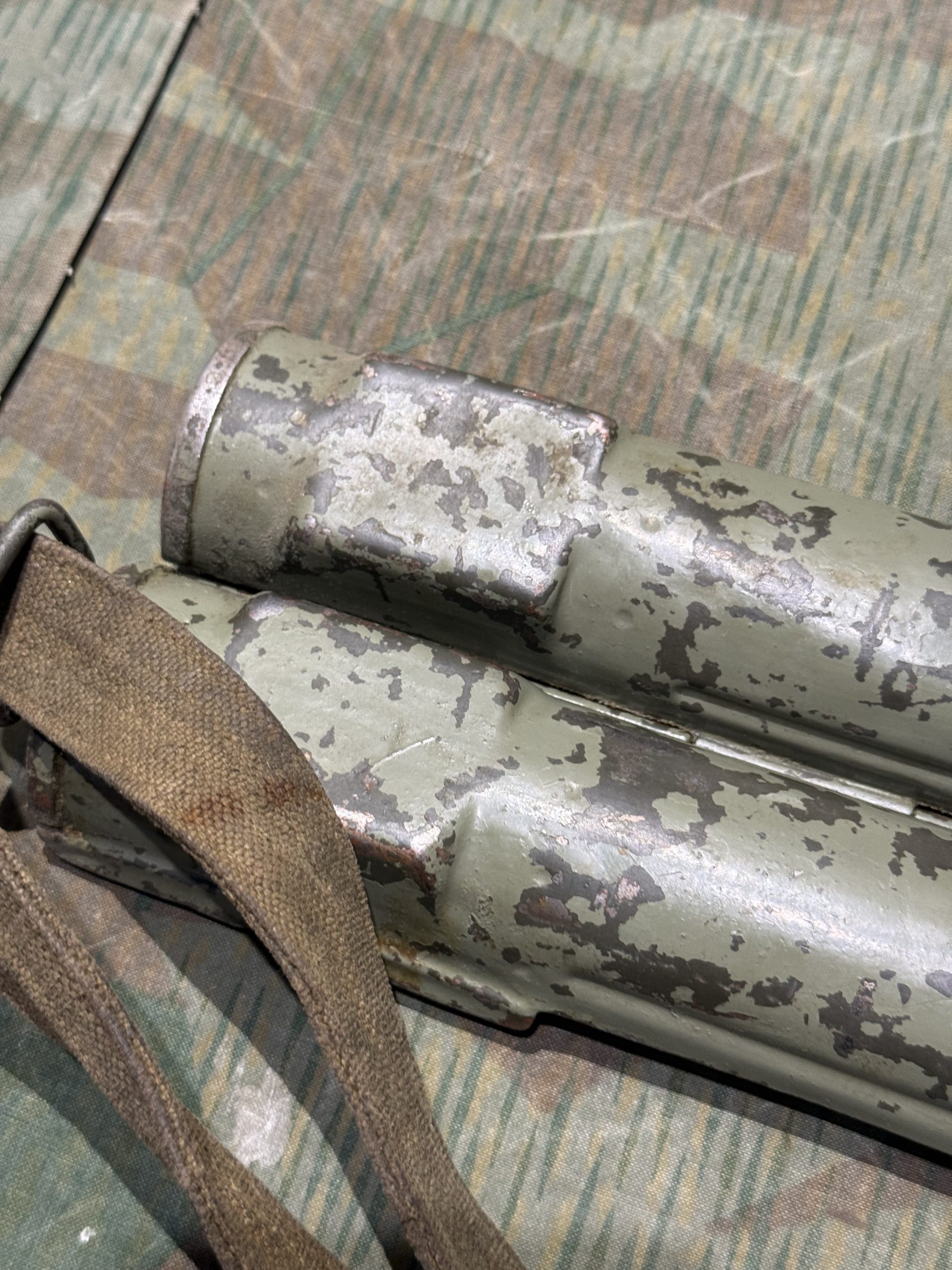 Original WW2 German Mg34 Spare Barrel Carrier Holder Marked Laufschützer 43 BEQ - Image 15