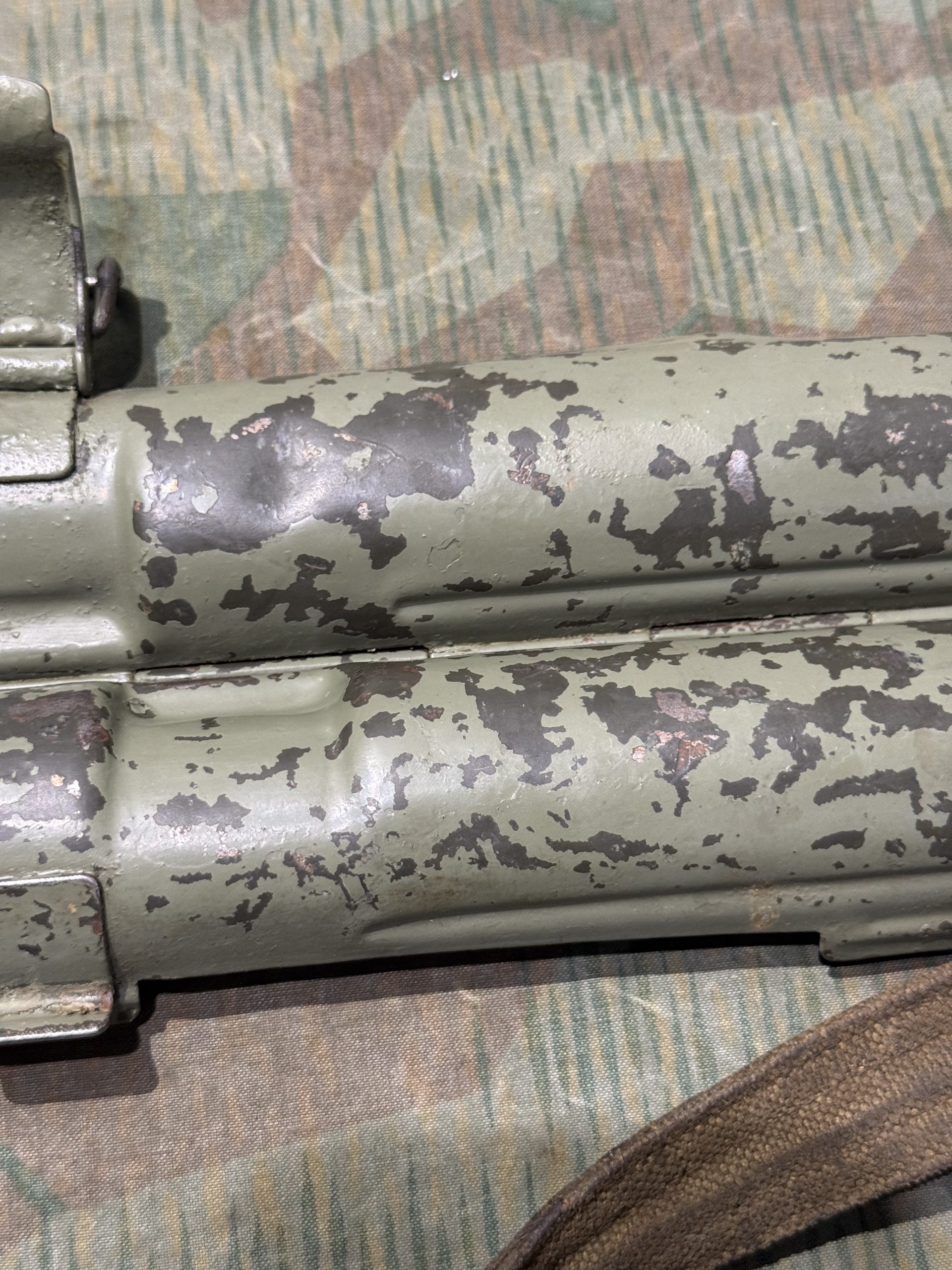 Original WW2 German Mg34 Spare Barrel Carrier Holder Marked Laufschützer 43 BEQ - Image 17