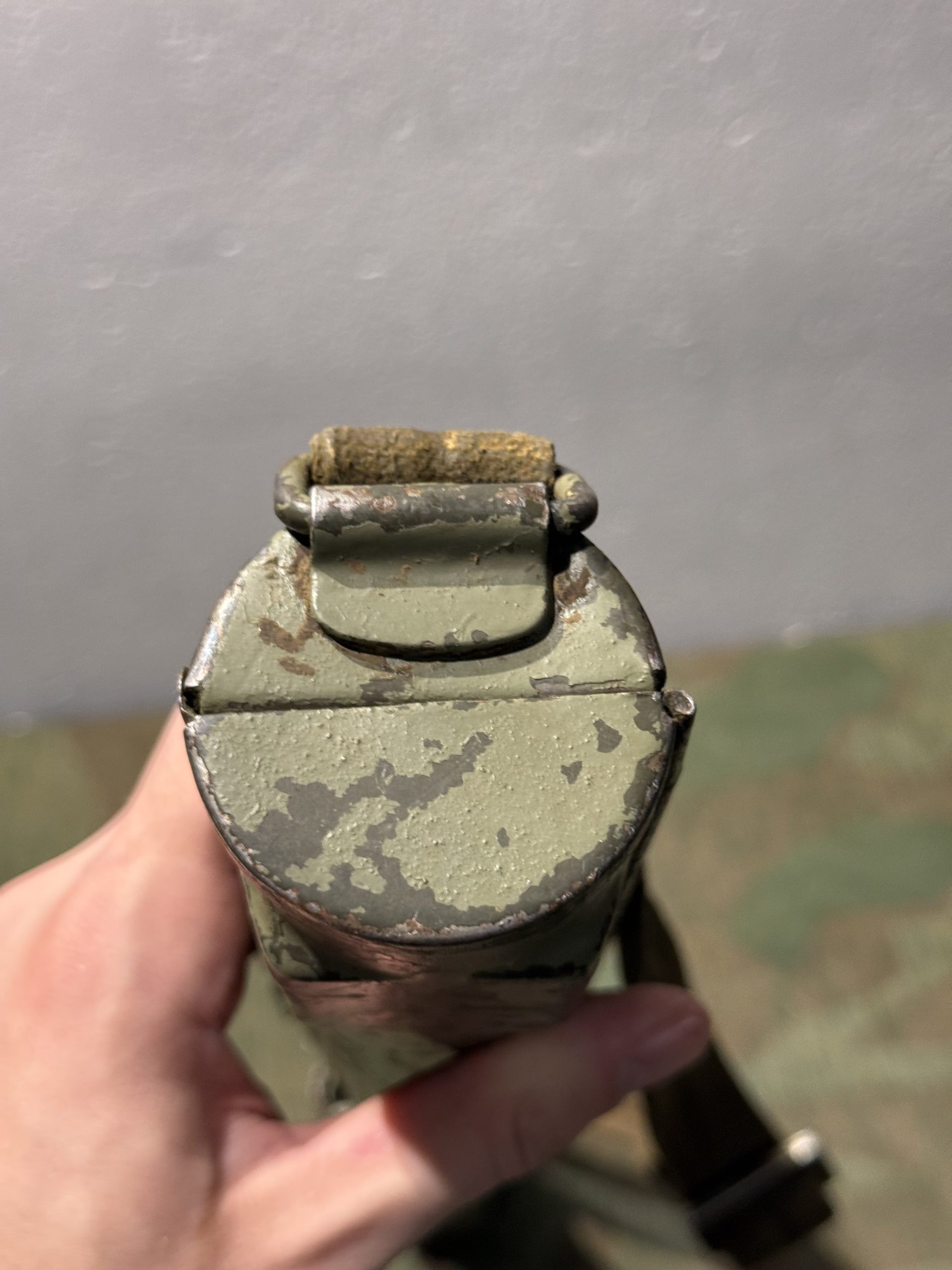 Original WW2 German Mg34 Spare Barrel Carrier Holder Marked Laufschützer 43 BEQ - Image 21