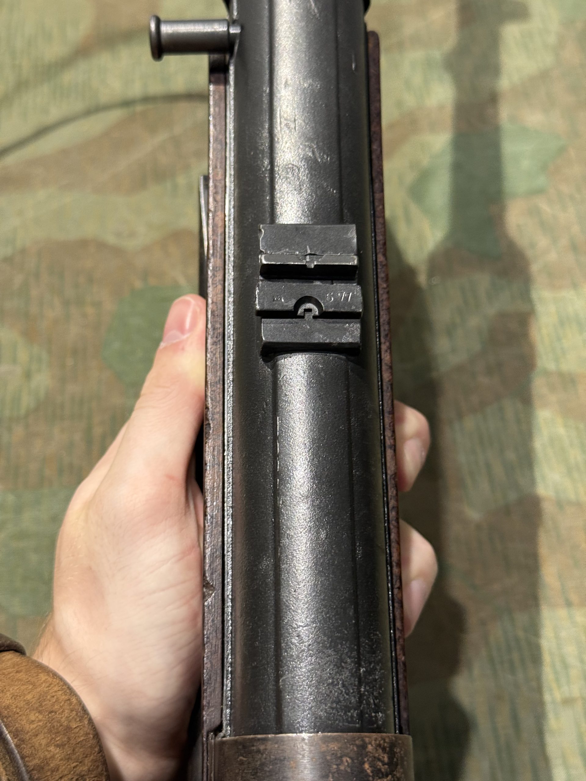 Original WW2 German Deactivated MP40 Display Gun BNZ 1943 Marked w/ Live Barrel, Sling & Magazine - Image 21