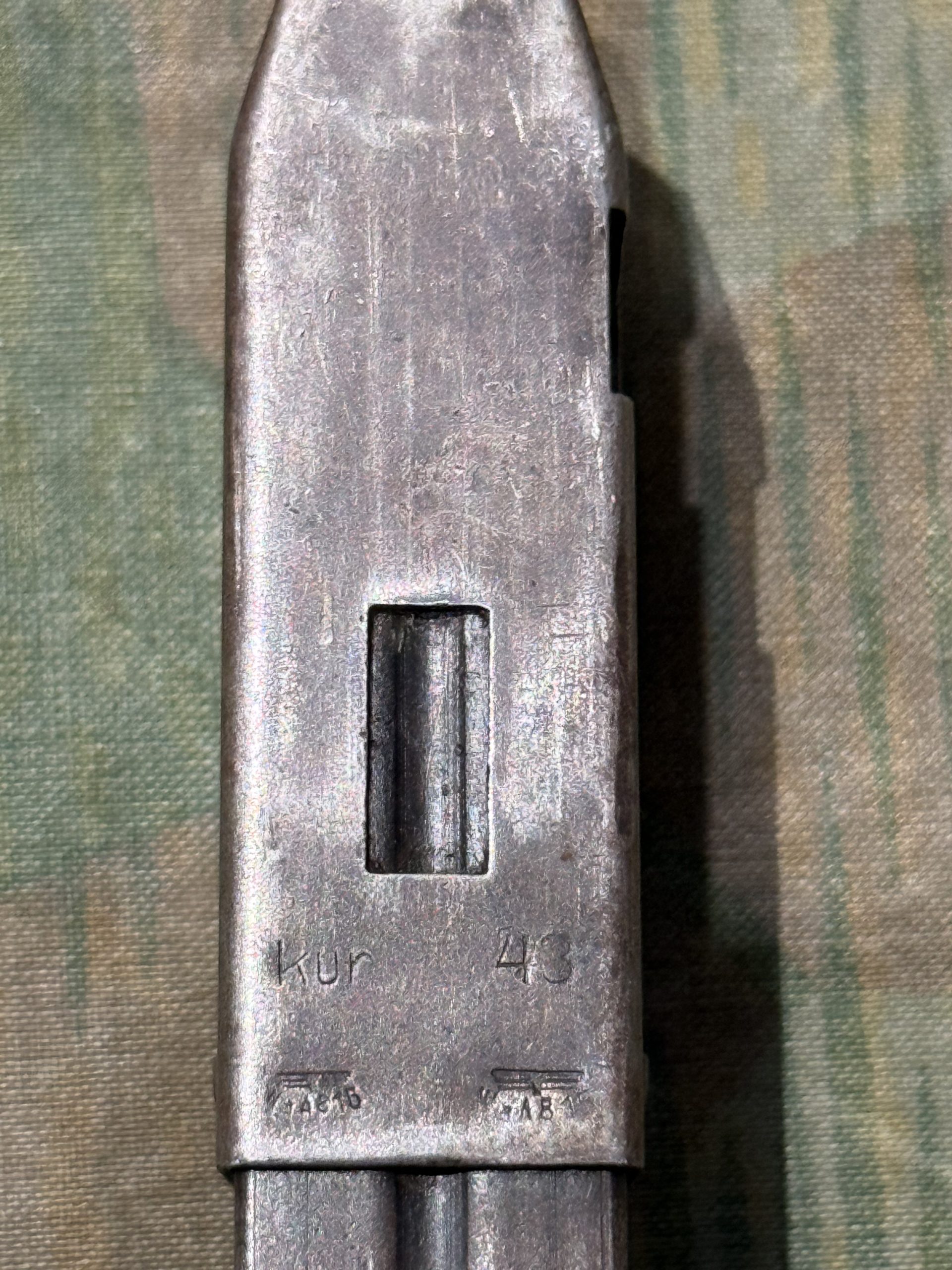 Original WW2 German Deactivated MP40 Display Gun BNZ 1943 Marked w/ Live Barrel, Sling & Magazine - Image 41