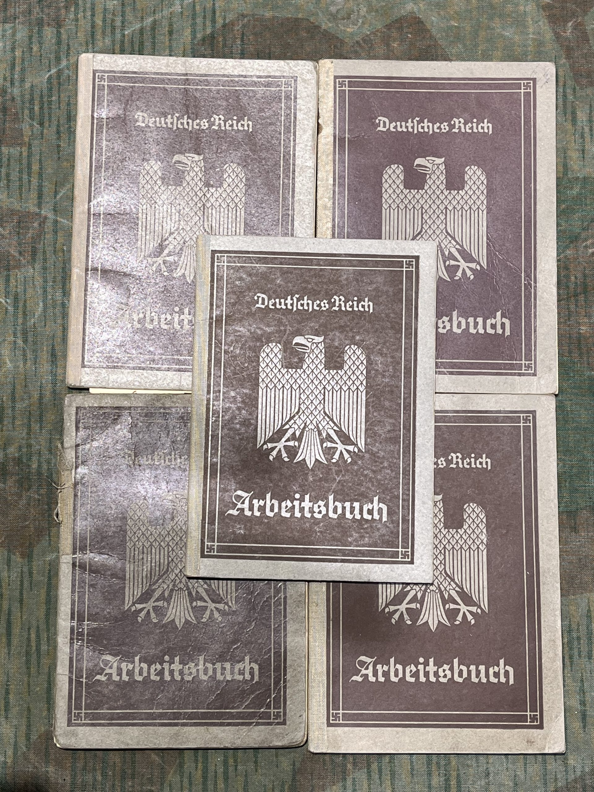 Original WW2 German Arbeitsbuch Version 1 Passbook