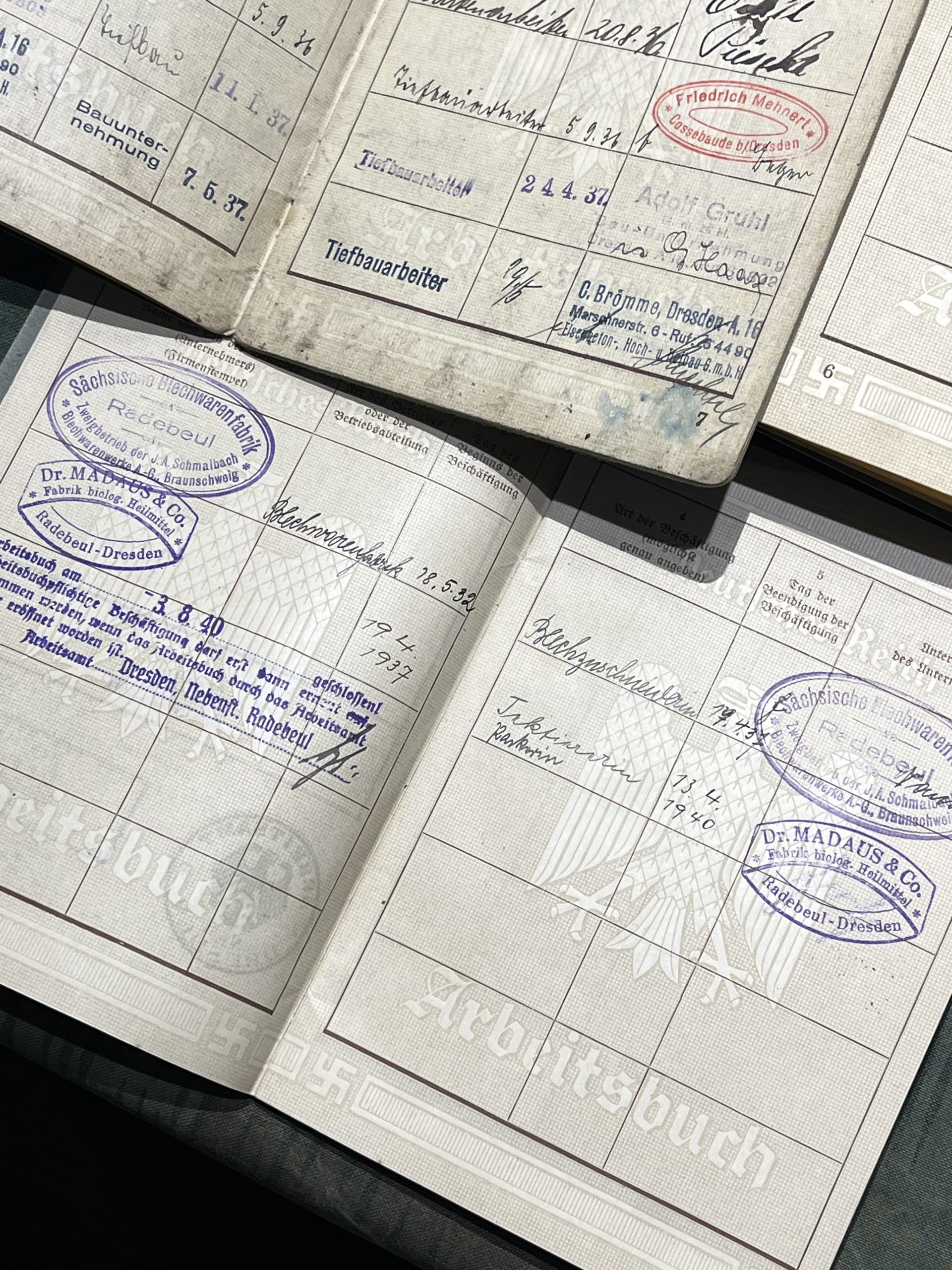 Original WW2 German Arbeitsbuch Version 1 Passbook - Image 7