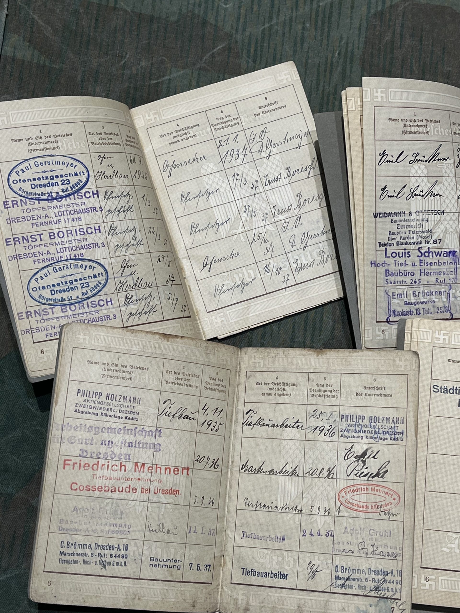 Original WW2 German Arbeitsbuch Version 1 Passbook - Image 8
