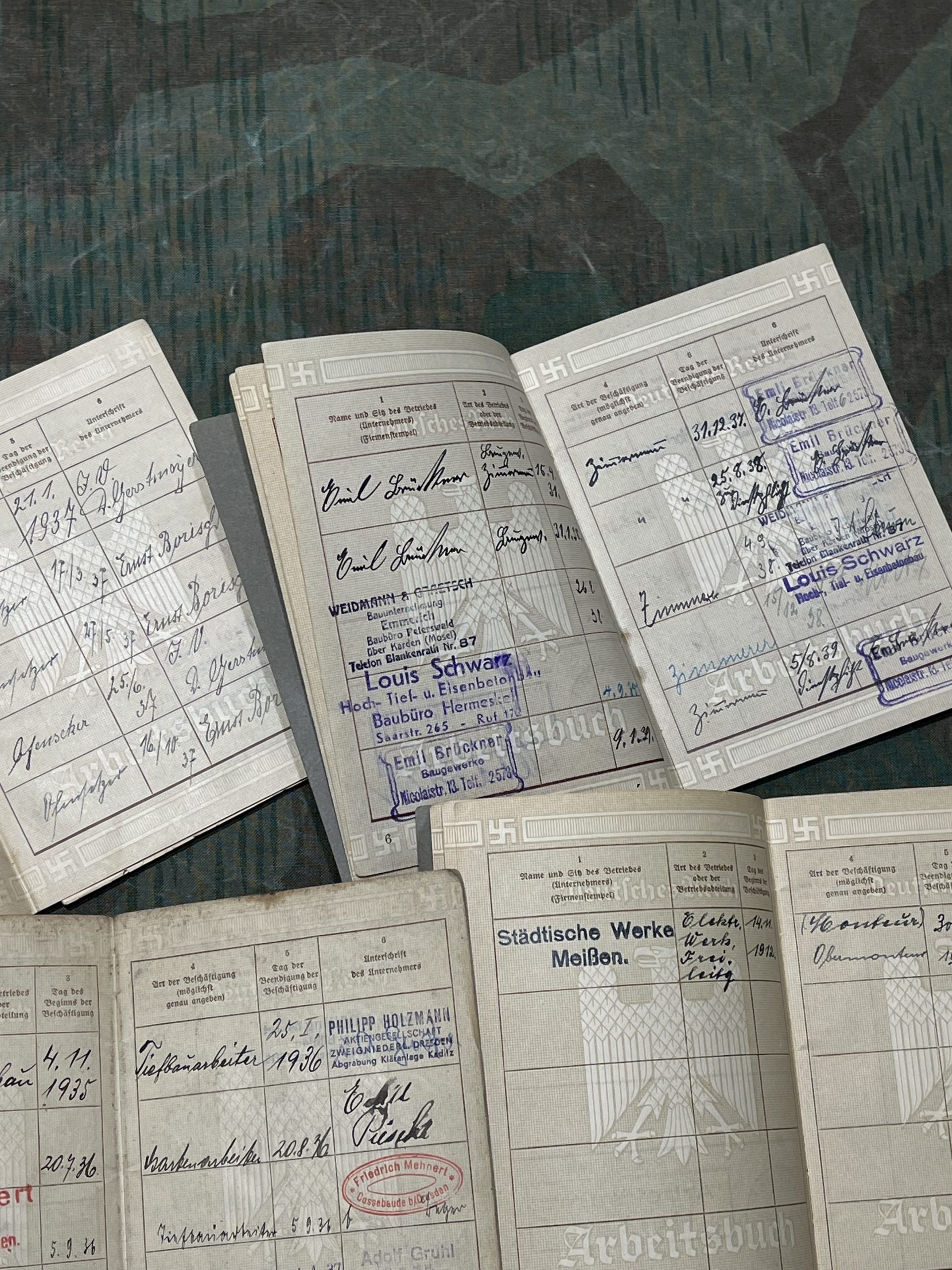 Original WW2 German Arbeitsbuch Version 1 Passbook - Image 9
