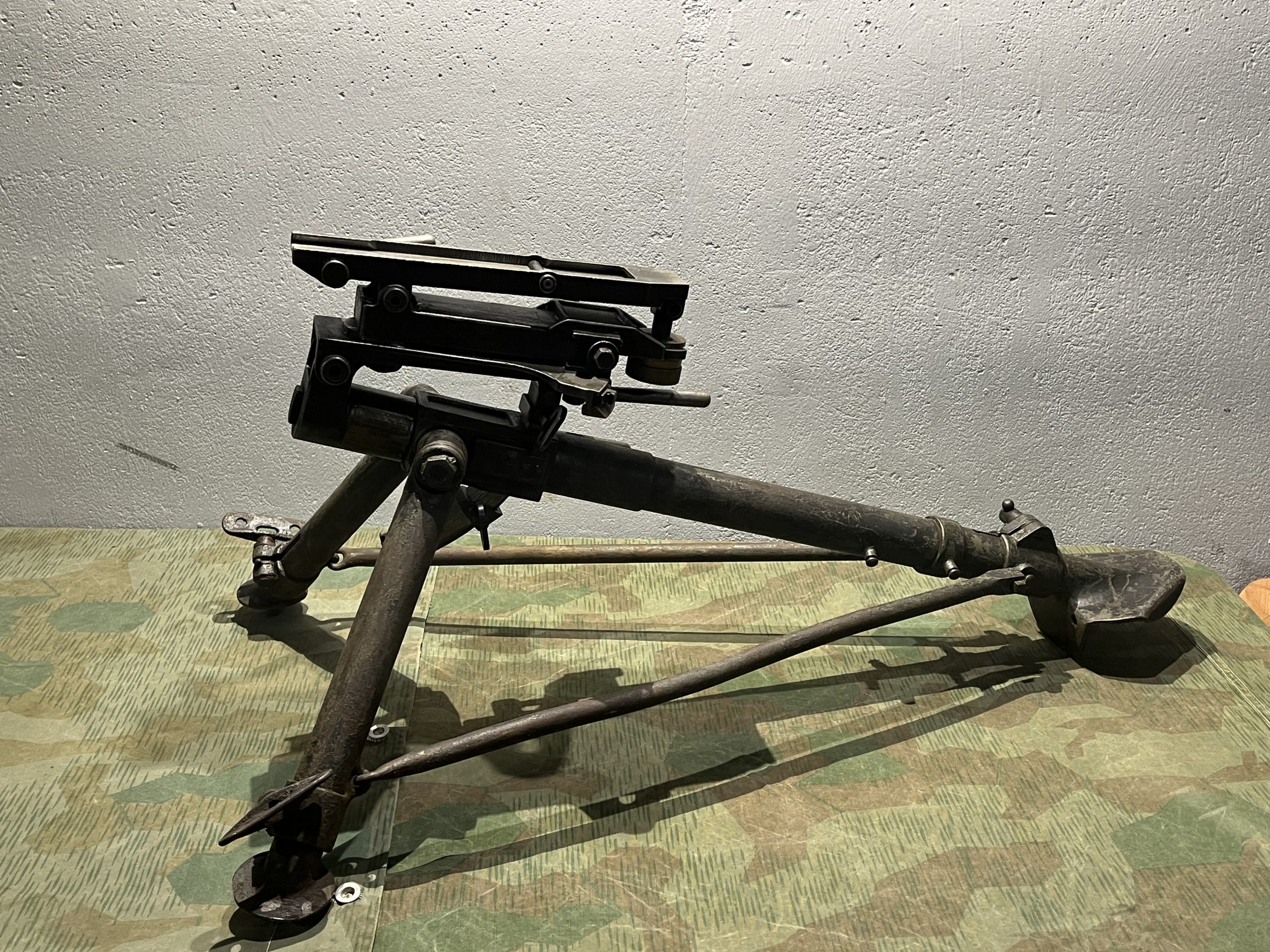 WW2 Italian Breda M37 Machine Gun Tripod w/ AA Stand Accessories - Image 2