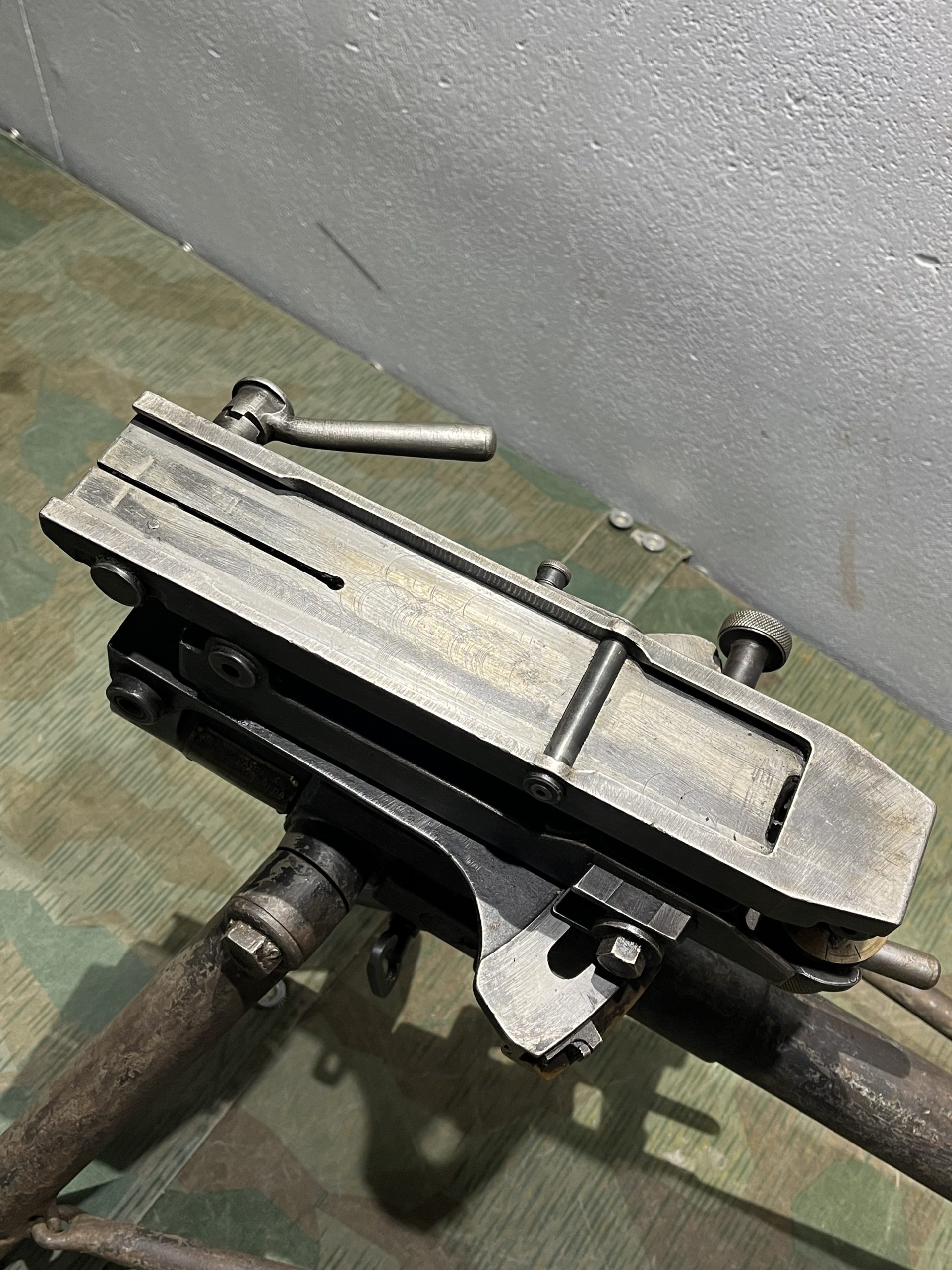 WW2 Italian Breda M37 Machine Gun Tripod w/ AA Stand Accessories - Image 4
