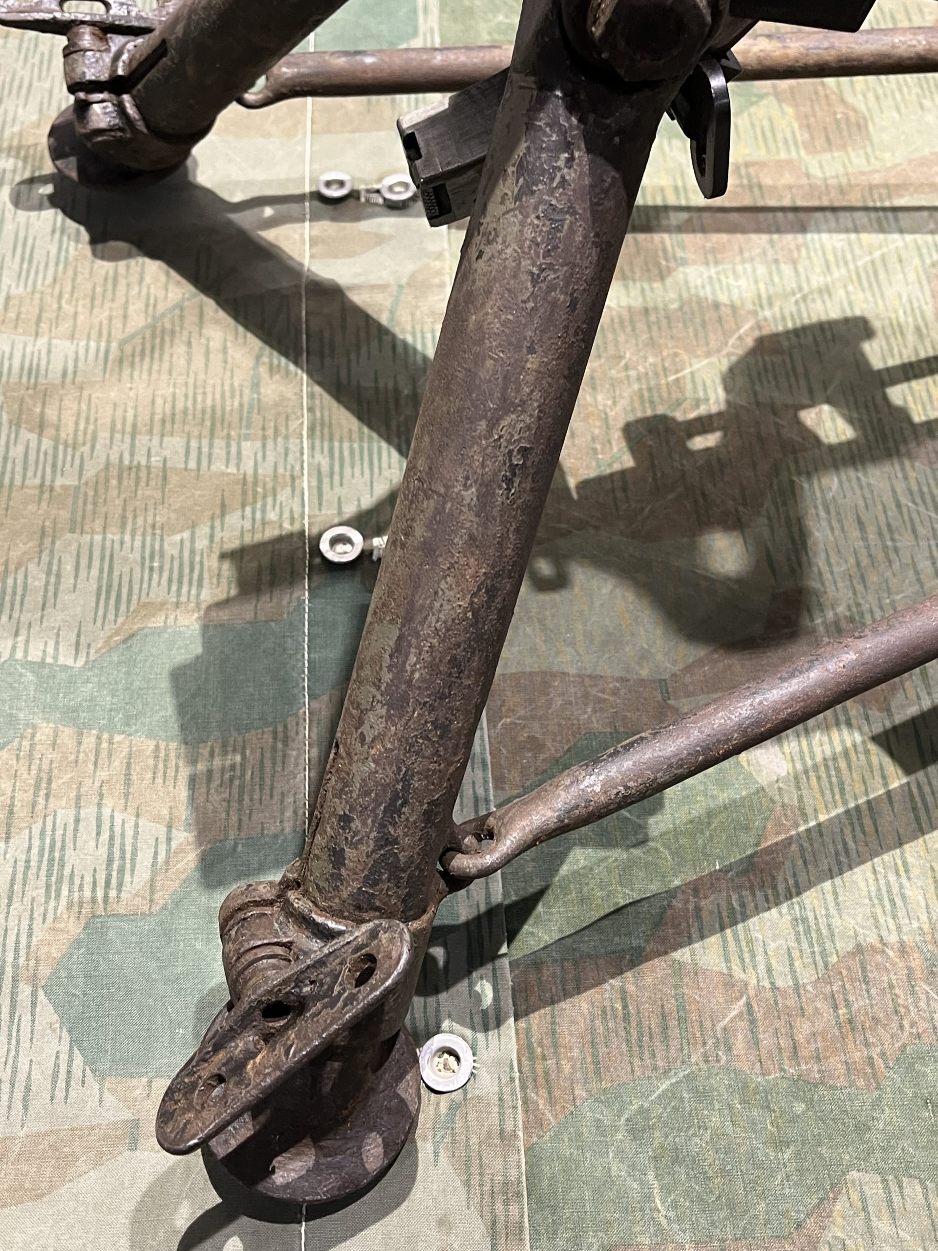 WW2 Italian Breda M37 Machine Gun Tripod w/ AA Stand Accessories - Image 5