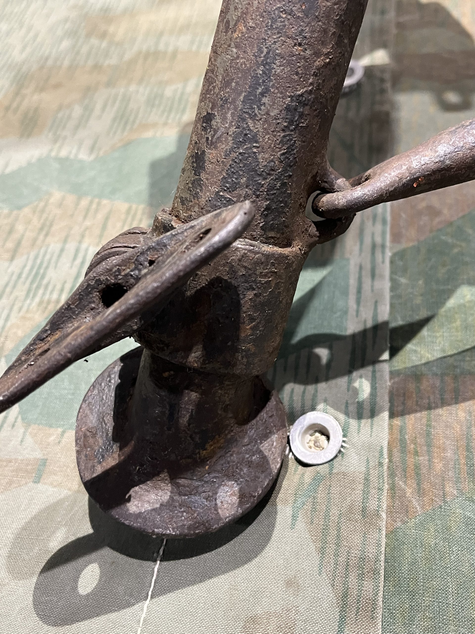 WW2 Italian Breda M37 Machine Gun Tripod w/ AA Stand Accessories - Image 6