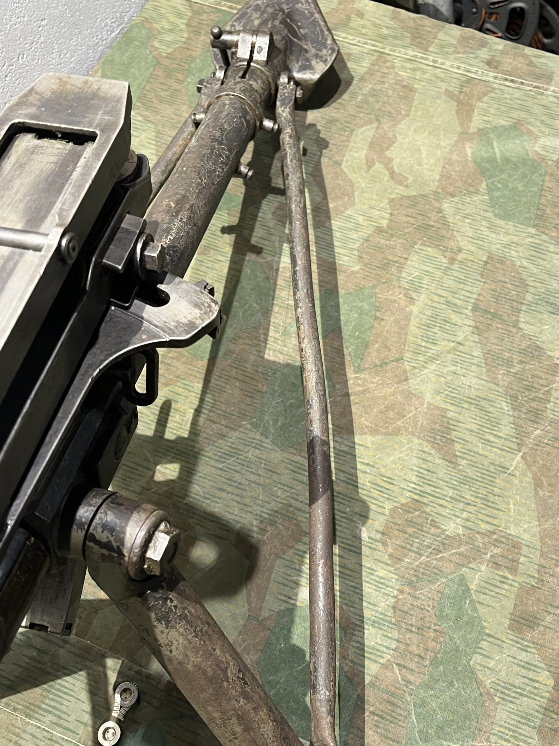 WW2 Italian Breda M37 Machine Gun Tripod w/ AA Stand Accessories - Image 7