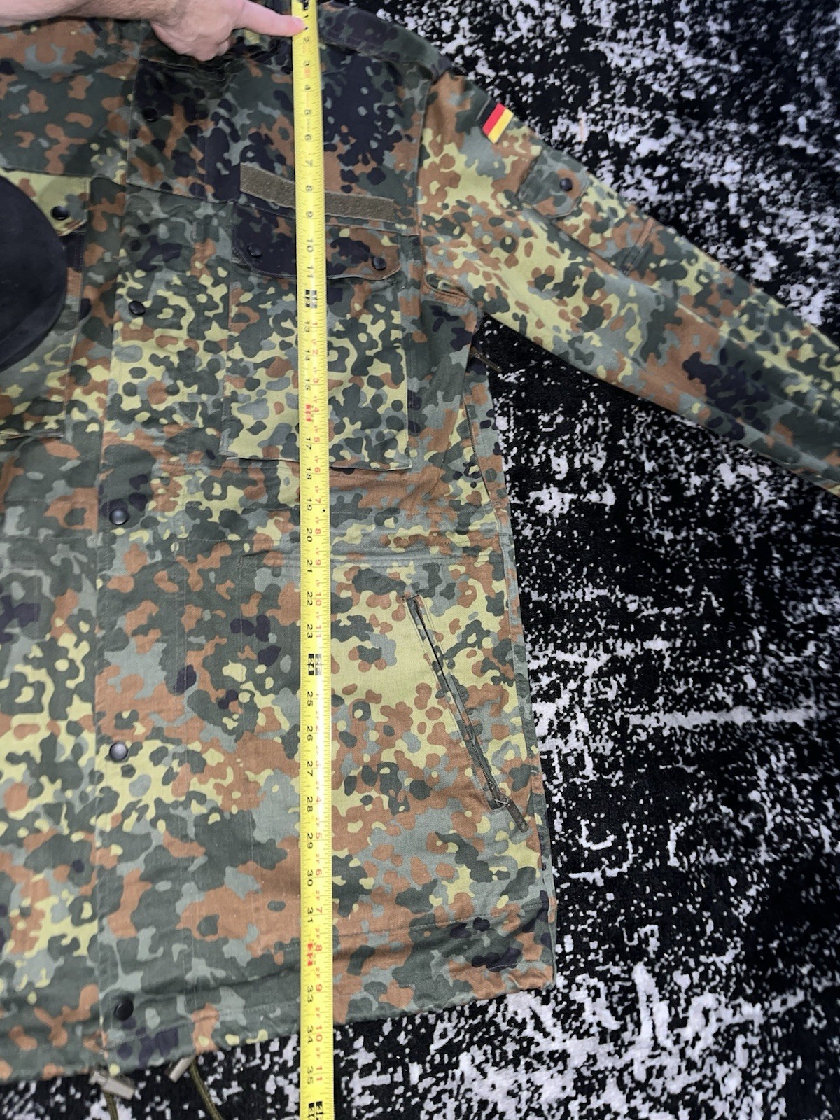 Original Bundeswehr German BW Flecktarn Parka Coat - Image 13