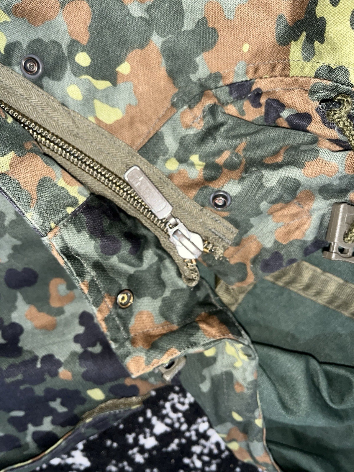 Original Bundeswehr German BW Flecktarn Parka Coat - Image 3